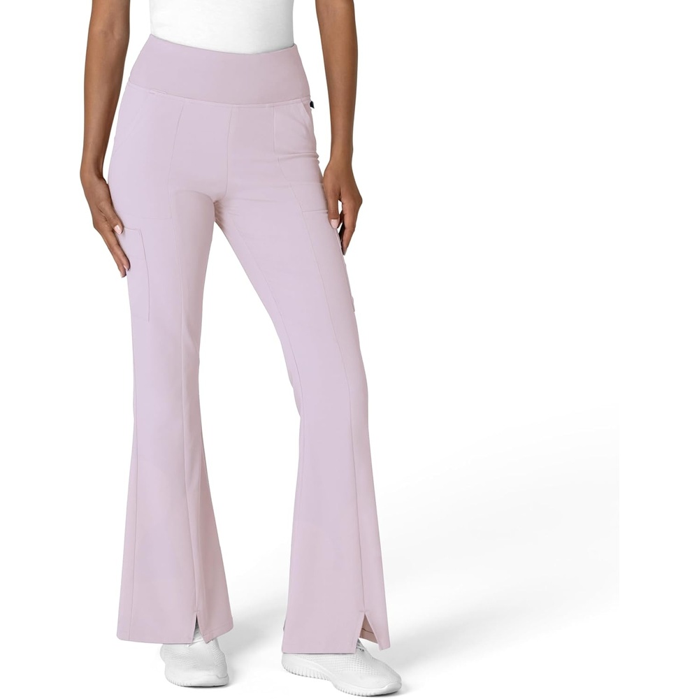 Wink Scrubs for Women, Renew, Cargo Flare Pants, with 7 Pockets(Pastel Lilac)