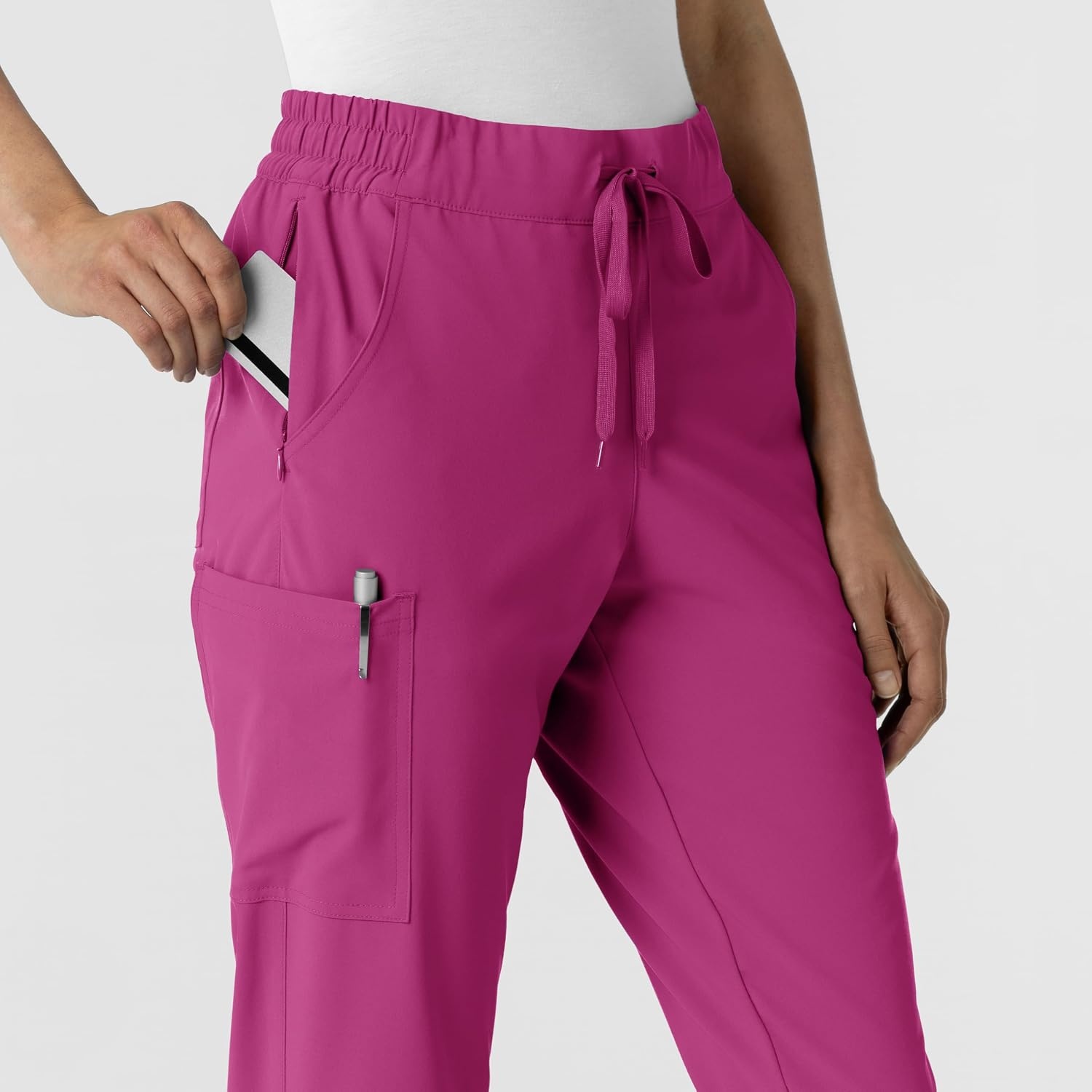 Wink Renew Women’s Jogger Scrub Pant(Raspberry)