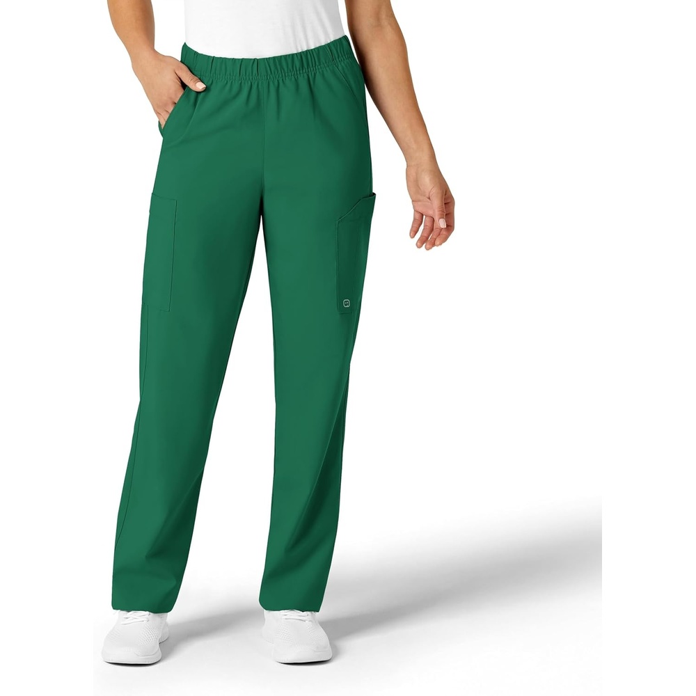 Wink W123 Unisex Multi-Cargo Scrub Pant(Hunter)