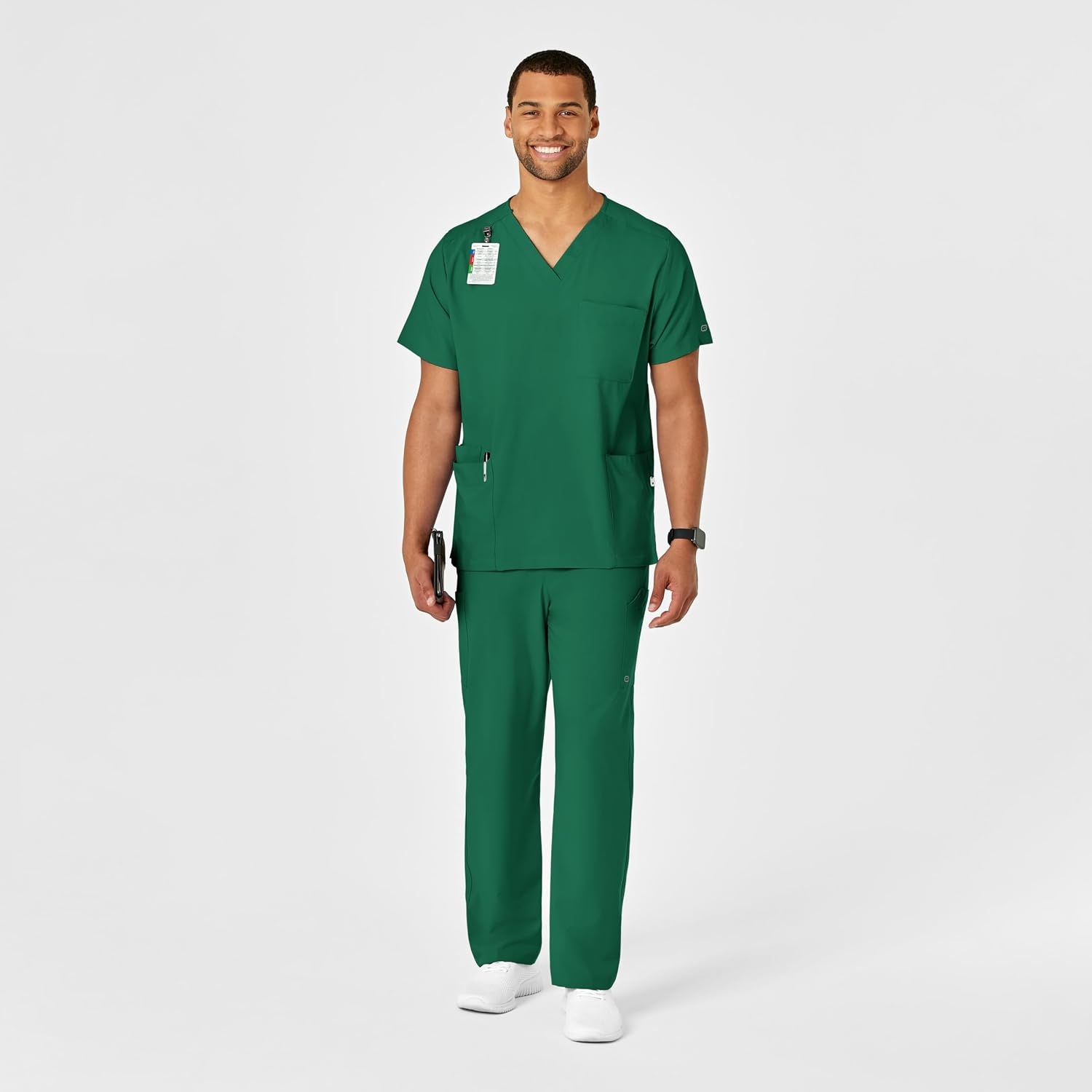 Wink W123 Unisex Multi-Cargo Scrub Pant(Hunter)