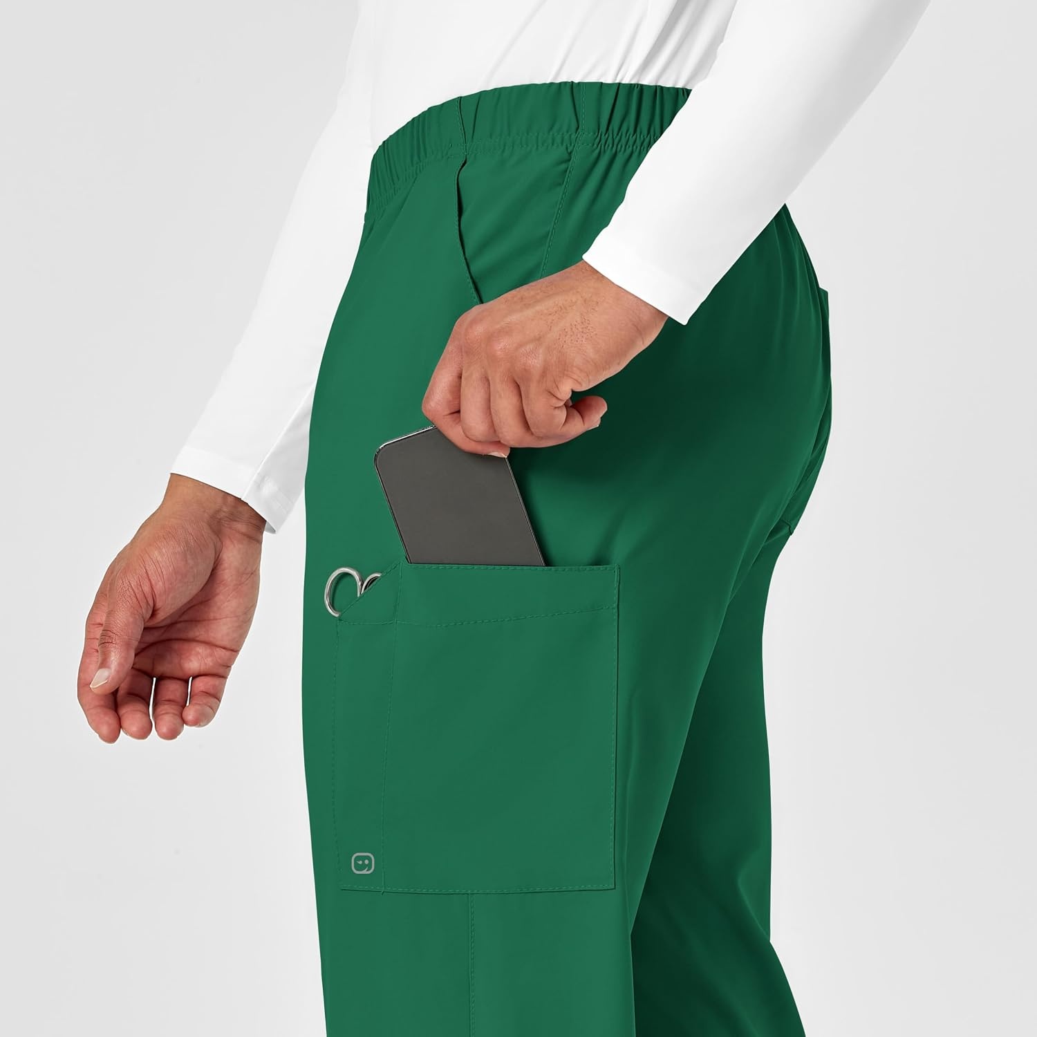 Wink W123 Unisex Multi-Cargo Scrub Pant(Hunter)