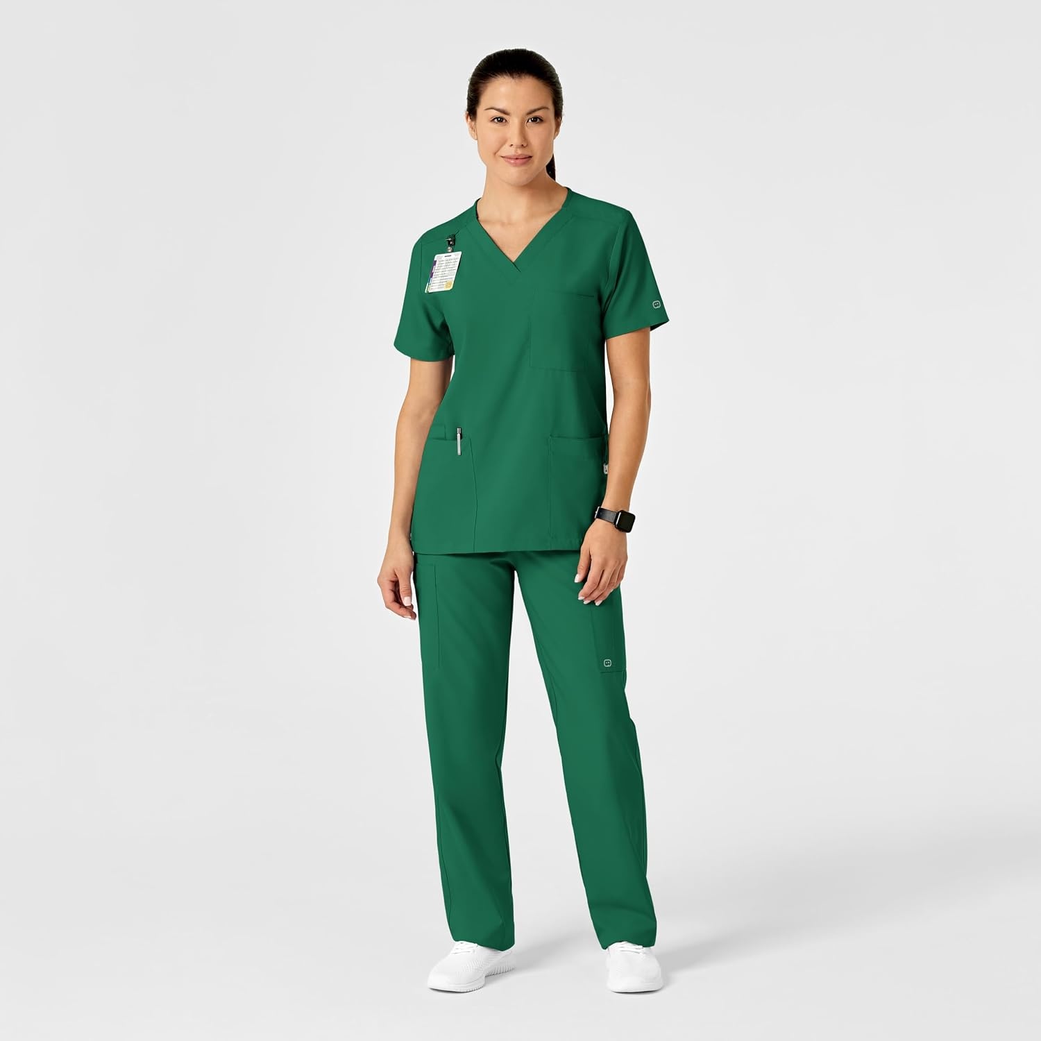 Wink W123 Unisex Multi-Cargo Scrub Pant(Hunter)