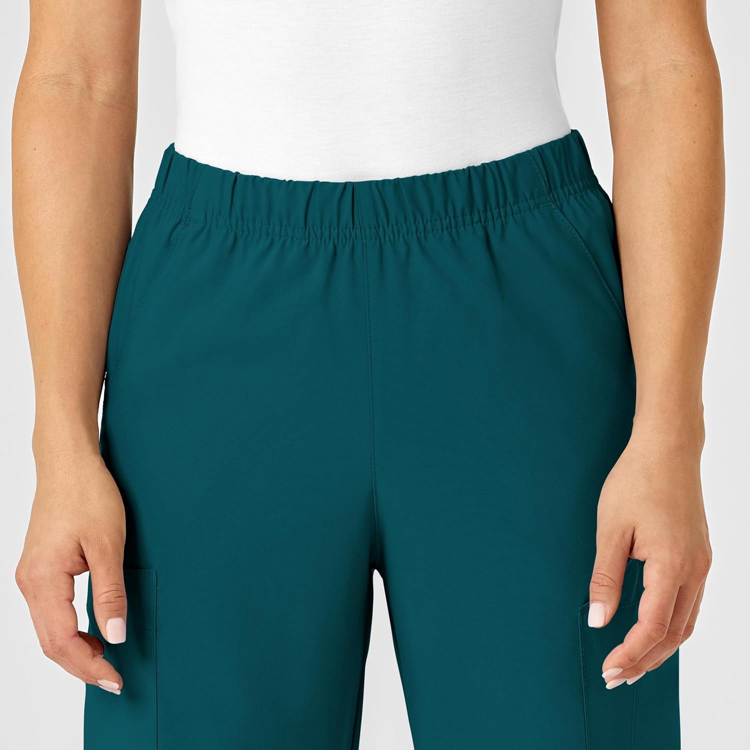 Wink W123 Unisex Multi-Cargo Scrub Pant(Caribbean Blue)
