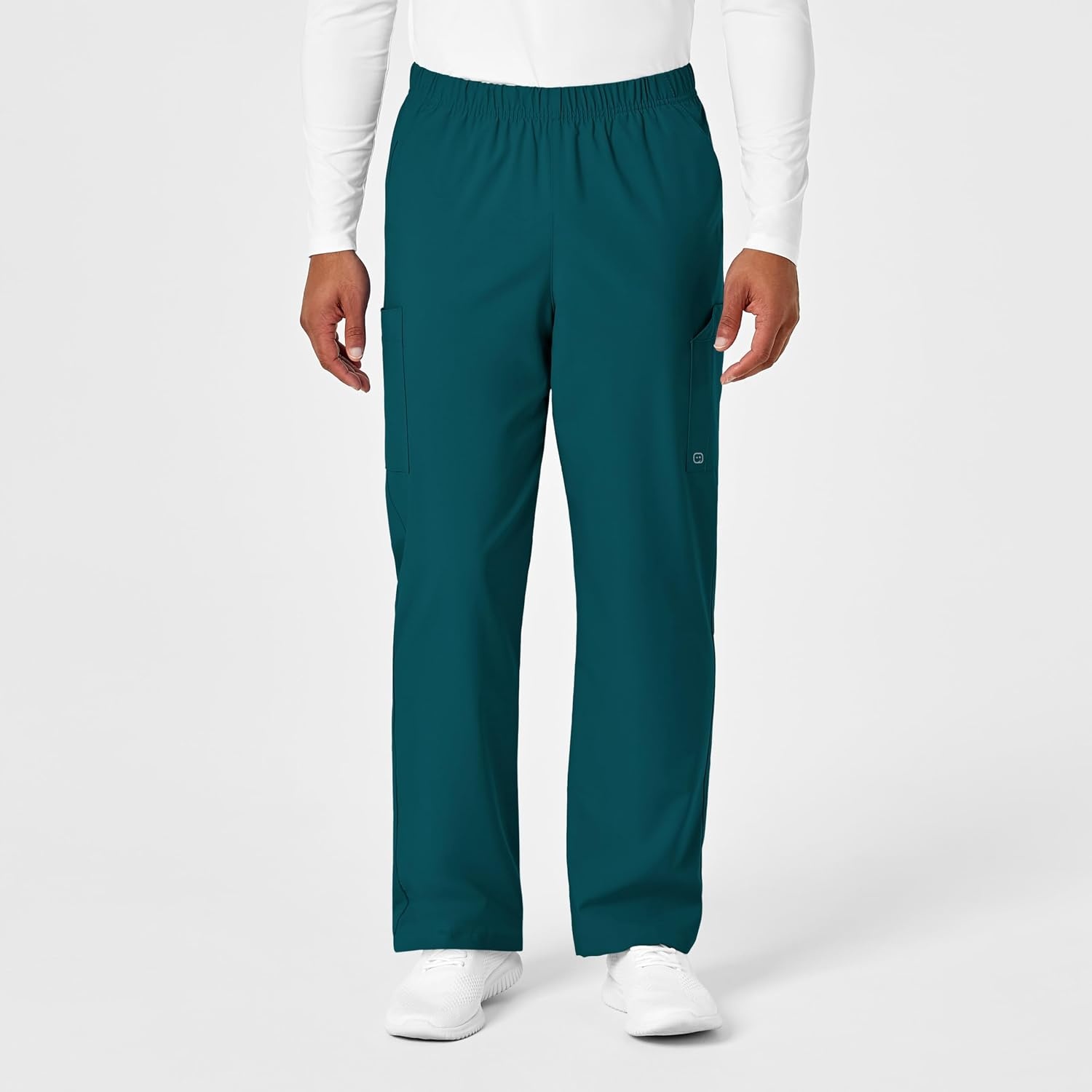 Wink W123 Unisex Multi-Cargo Scrub Pant(Caribbean Blue)