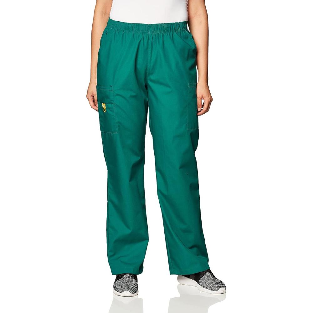 WonderWink Women’s Origins Quebec Women’ Scrub Pant(Hunter Green)