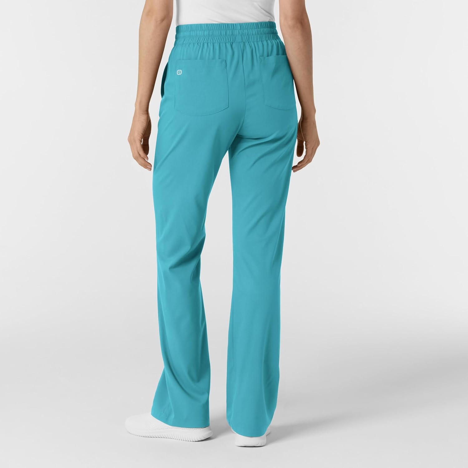 WINK Scrubs for Women, Boundless, Bootcut Pants with Drawstring and 6 Pockets(Teal)