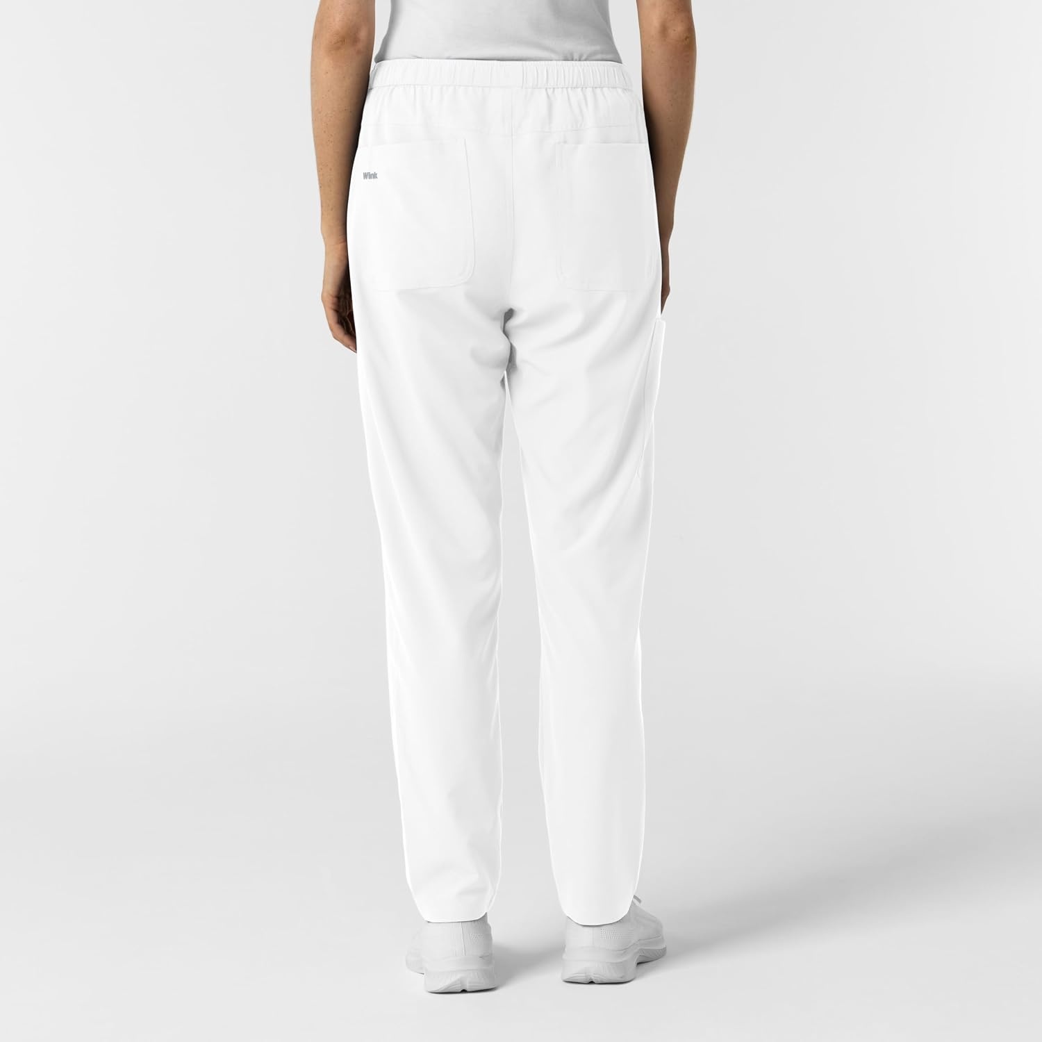 Wink NURTUR Women’s Slim Leg Scrub Pant(White)
