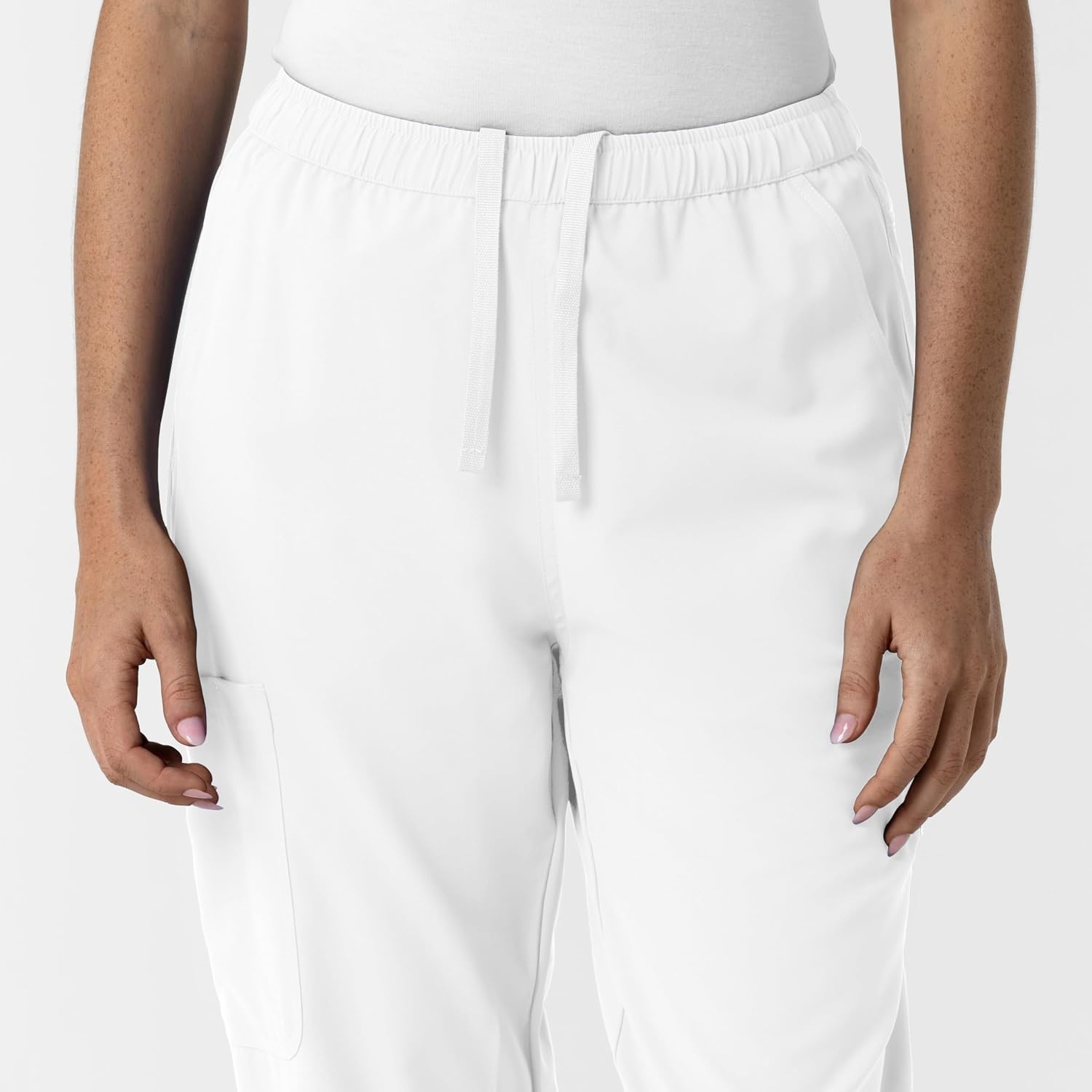Wink NURTUR Women’s Slim Leg Scrub Pant(White)