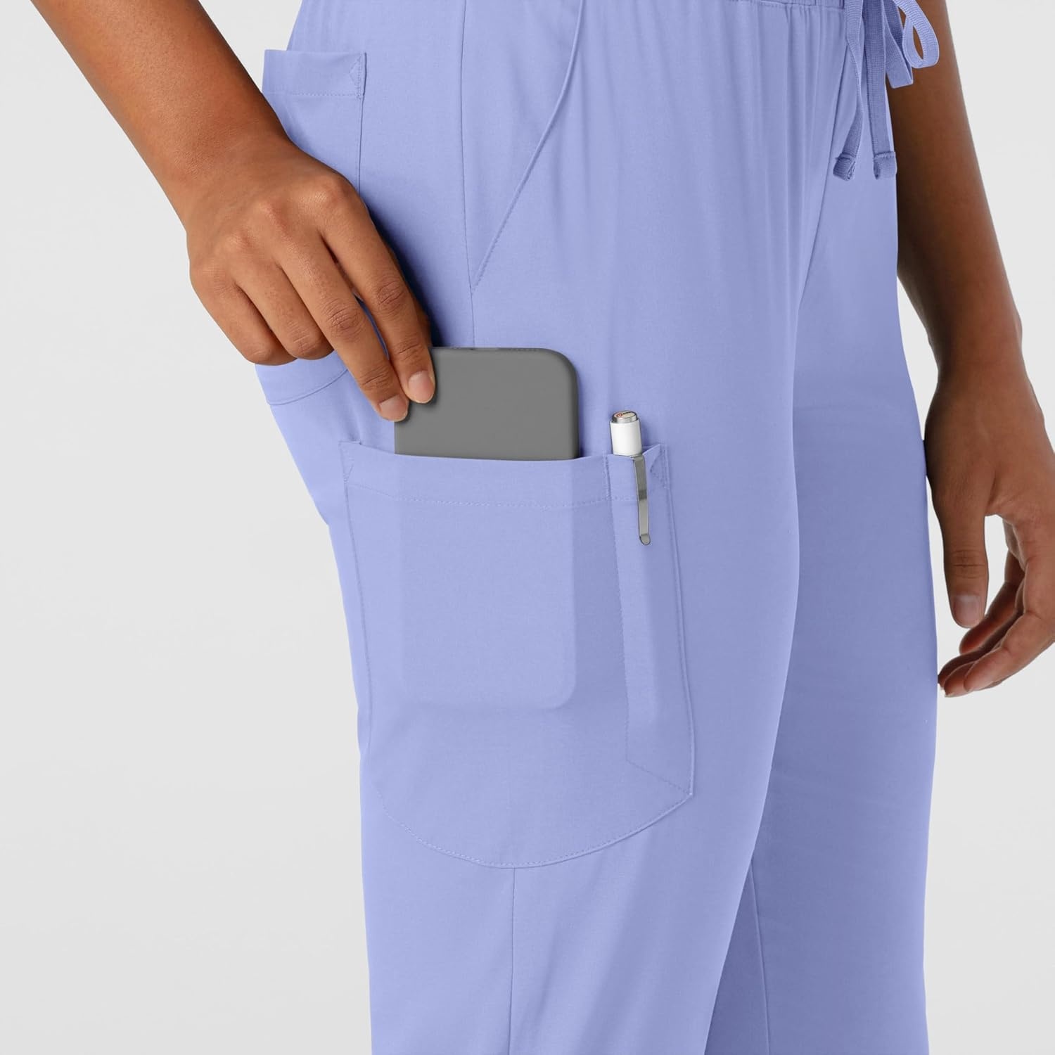 WINK Boundless Women’s Jogger Scrub Pant, Ceil Blue, 2XL