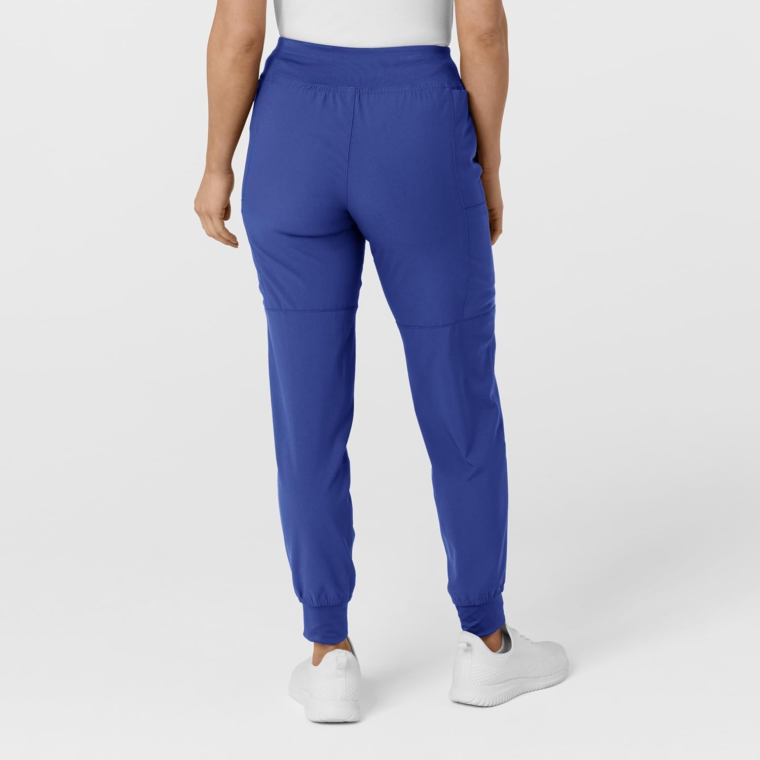 WINK Scrubs for Women, W123, Comfort Waist Cargo Joggers Pants with 8 Pockets(Galaxy Blue)