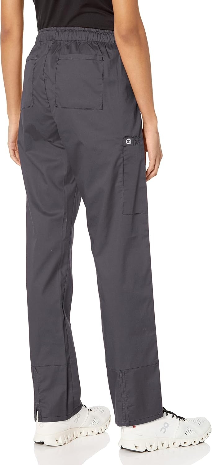 Wink WonderWORK Women’s Convertible Slim Leg Scrub Pant(Pewter)