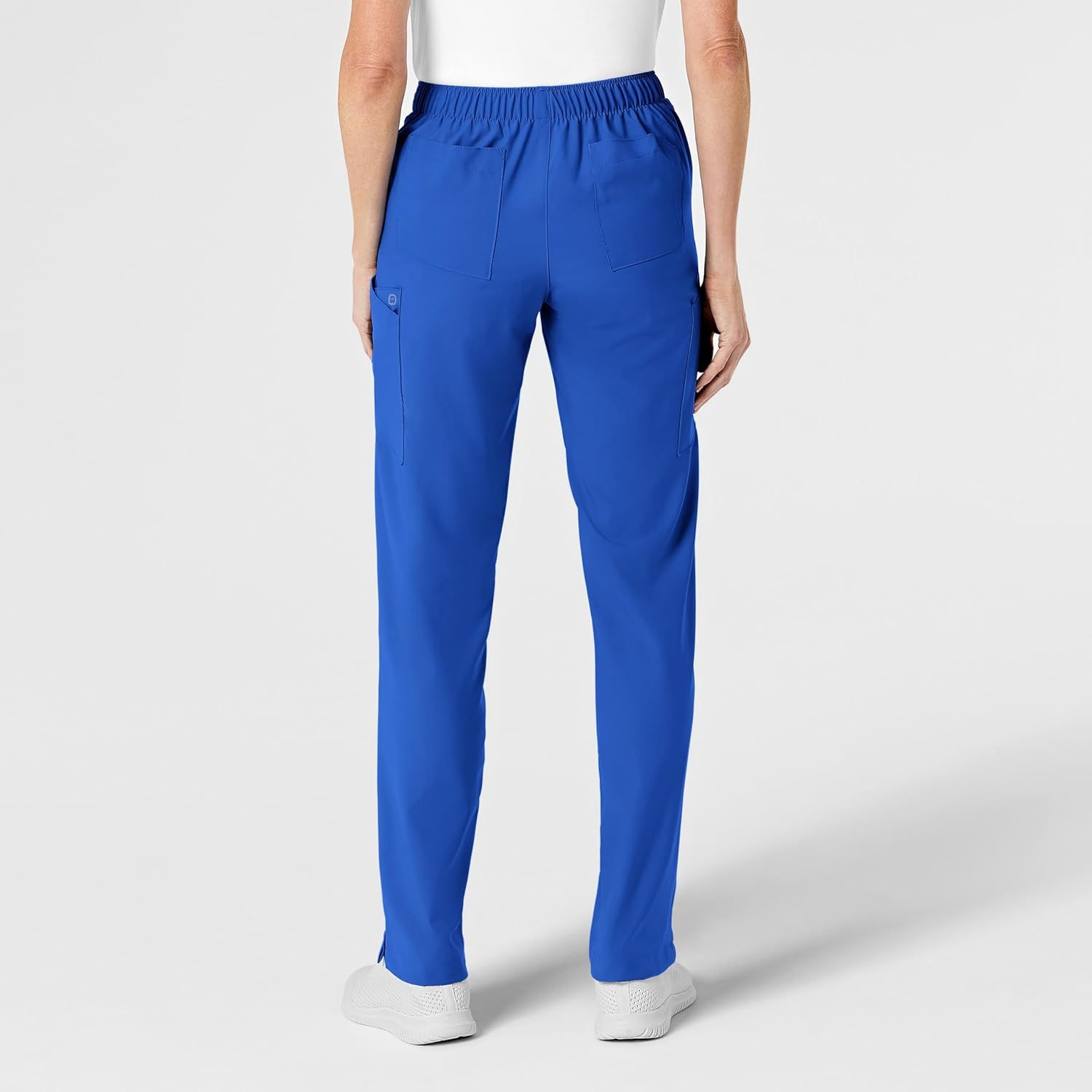 Wink W123 Women’s Flat Front Cargo Scrub Pant(Royal)