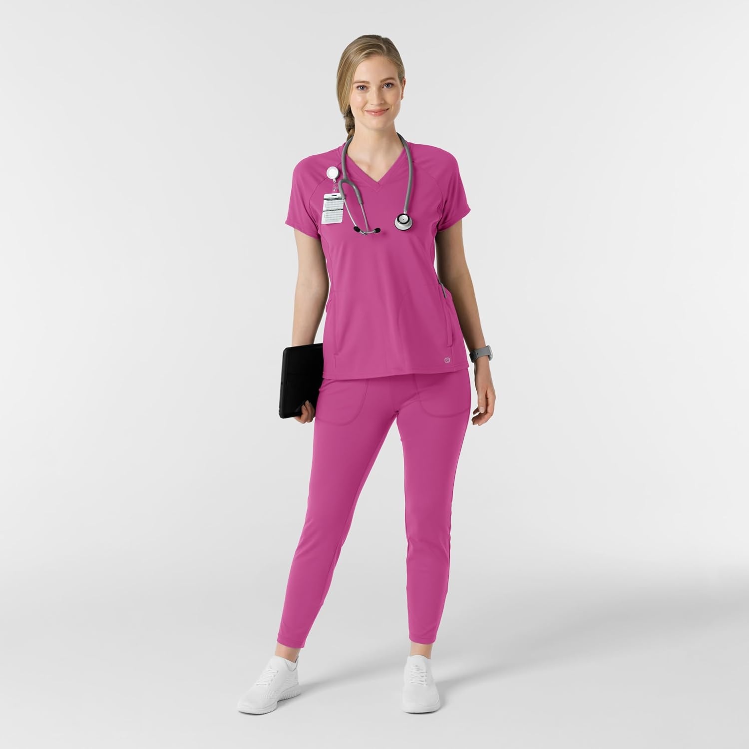 Wink Renew Women’s Track Scrub Pant(Raspberry)