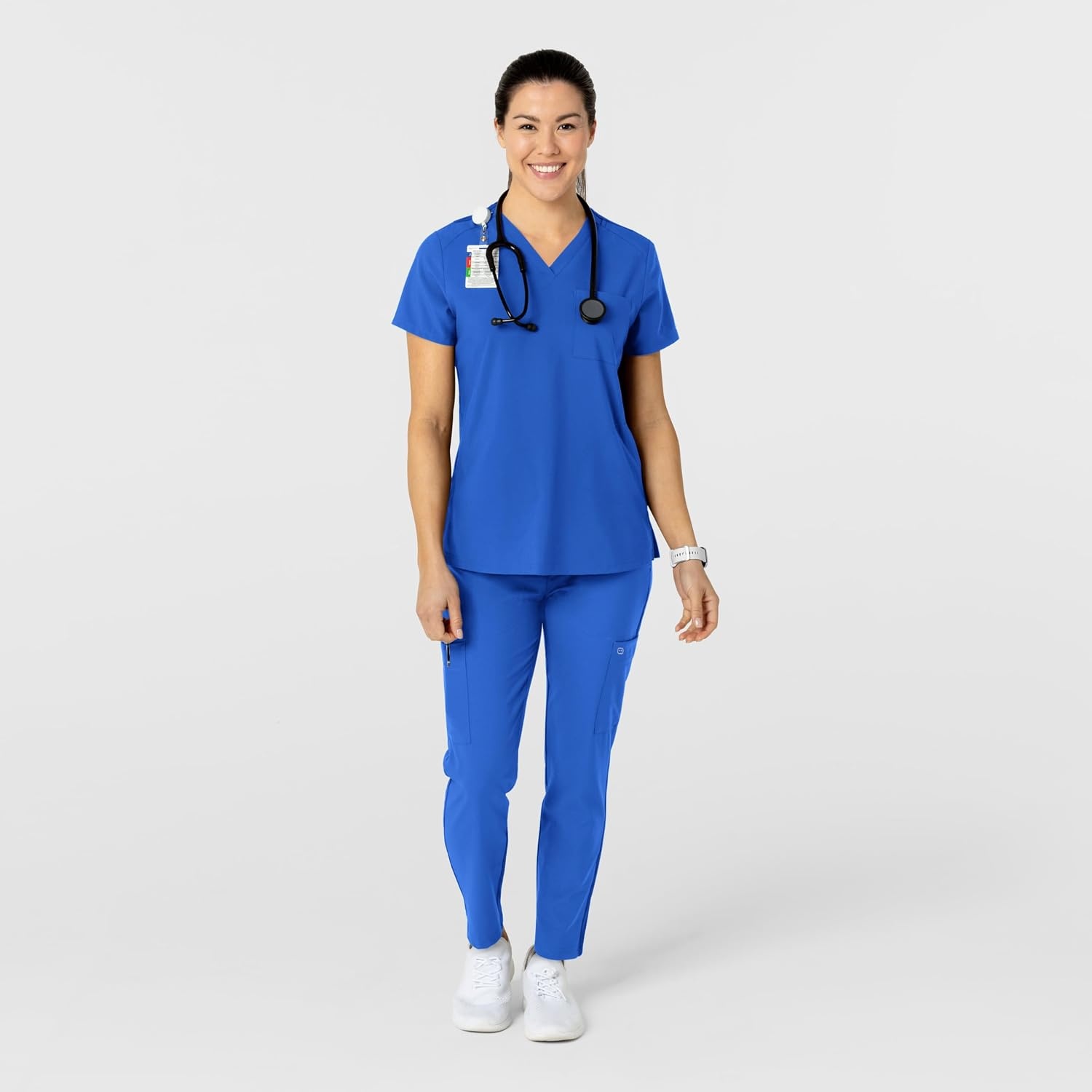 Wink W123 Women’s Flex-n-Reach Track Scrub Pant(Royal)