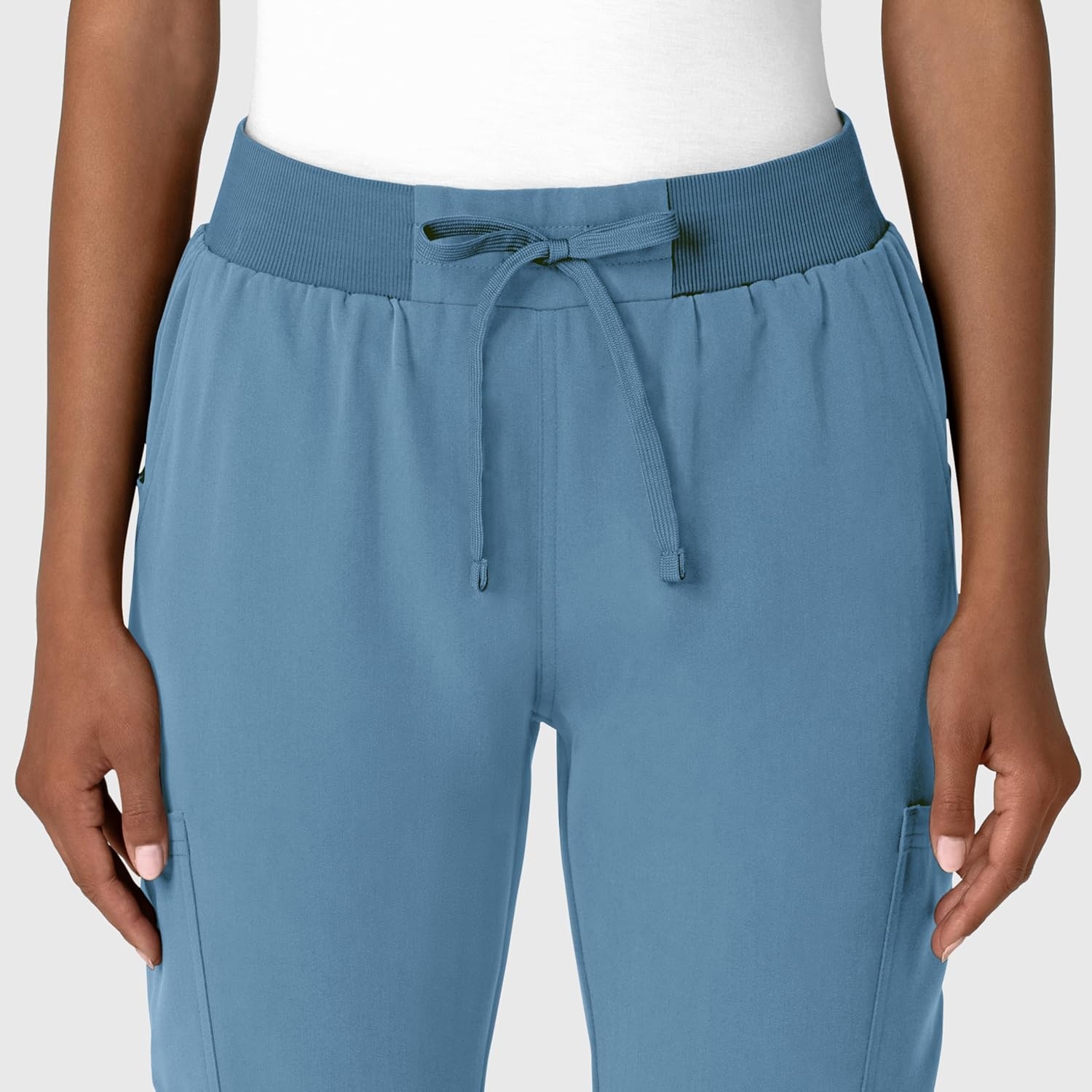 Wink Women’s Women’s Jogger Utility Scrub Pant(Pacific Blue)