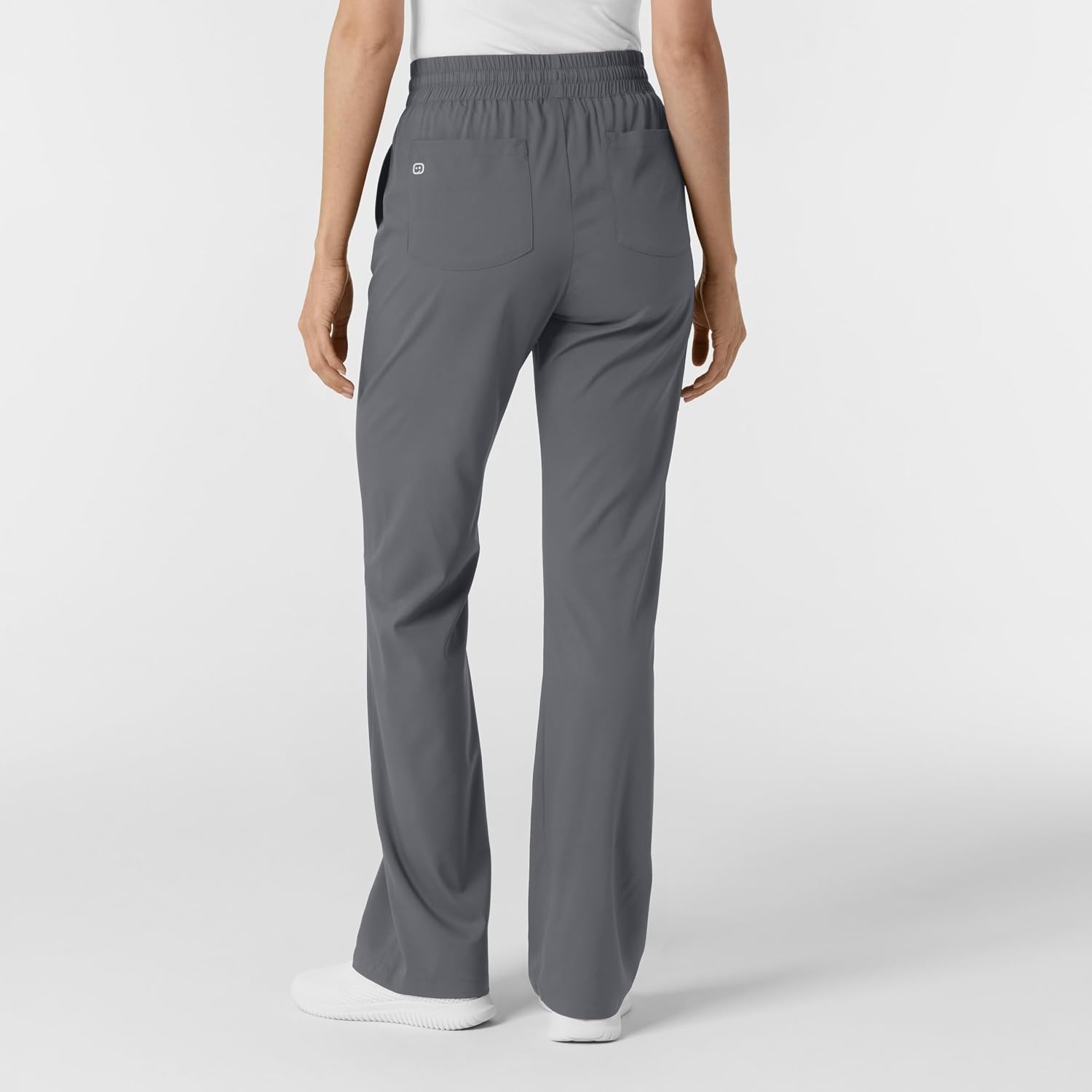 WINK Boundless Women’s Bootcut Scrub Pant | Womens Scrub Pant Teal Mid Rise(Pewter)