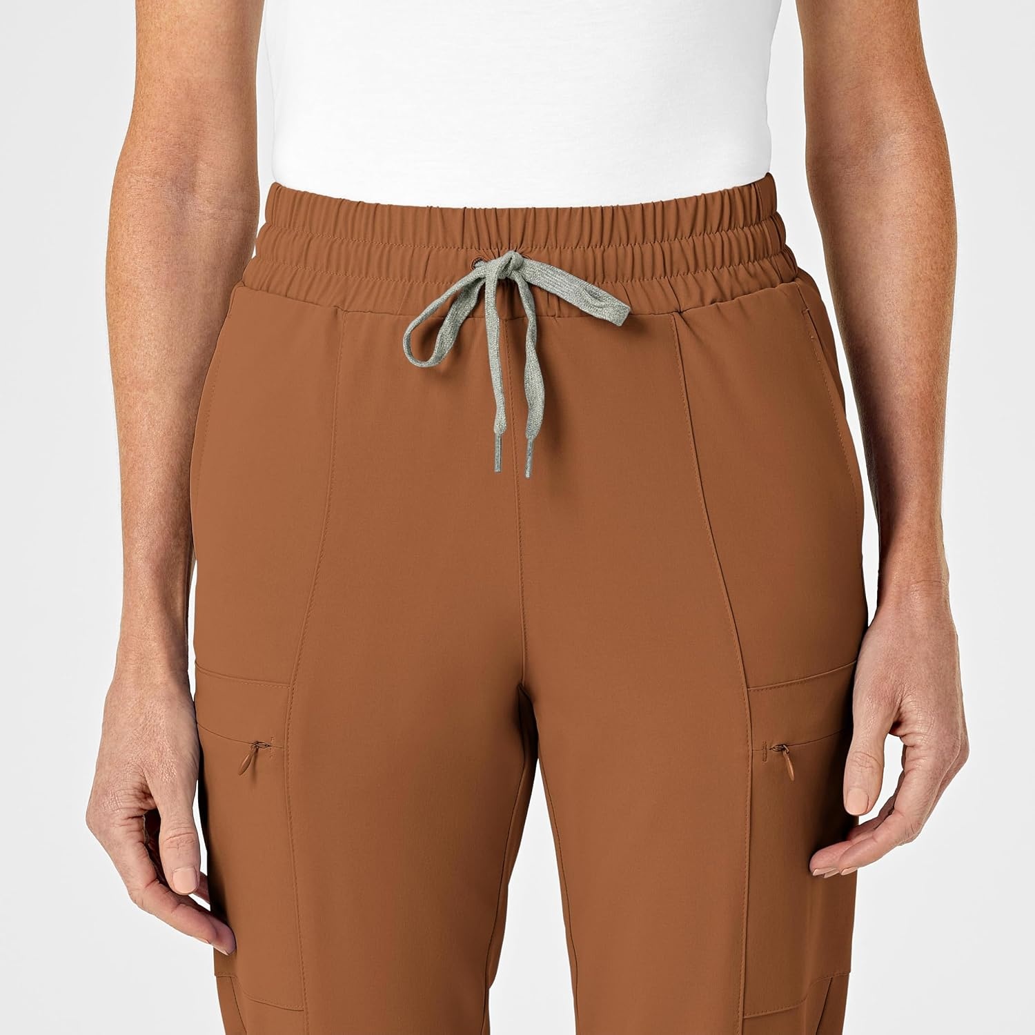 Wink Renew Women’s High Waist Slim Leg Scrub Pant(Chai)