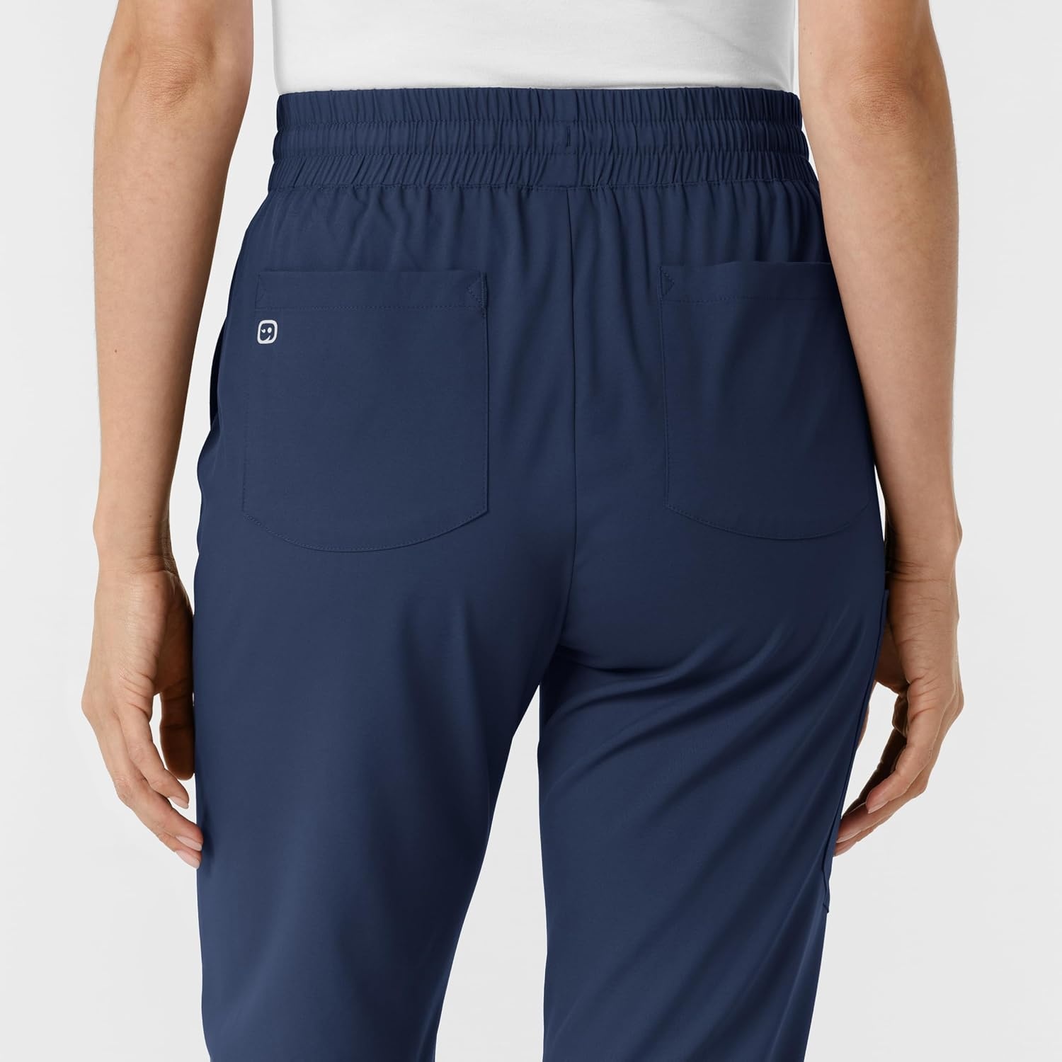 WINK Scrubs for Women, Boundless, Bootcut Pants with Drawstring and 6 Pockets(Navy)
