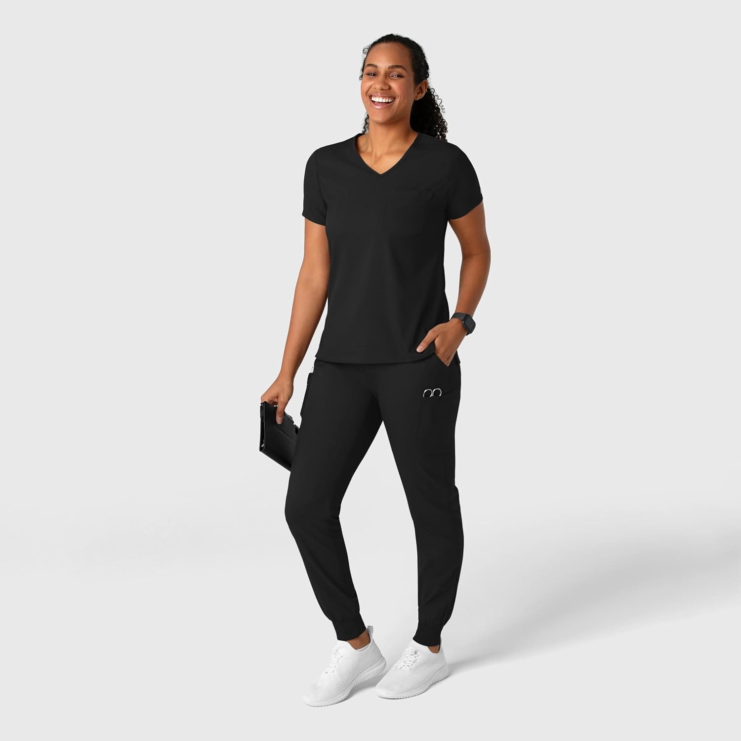 Wink Boundless Women’s Jogger Scrub Pant(Black)