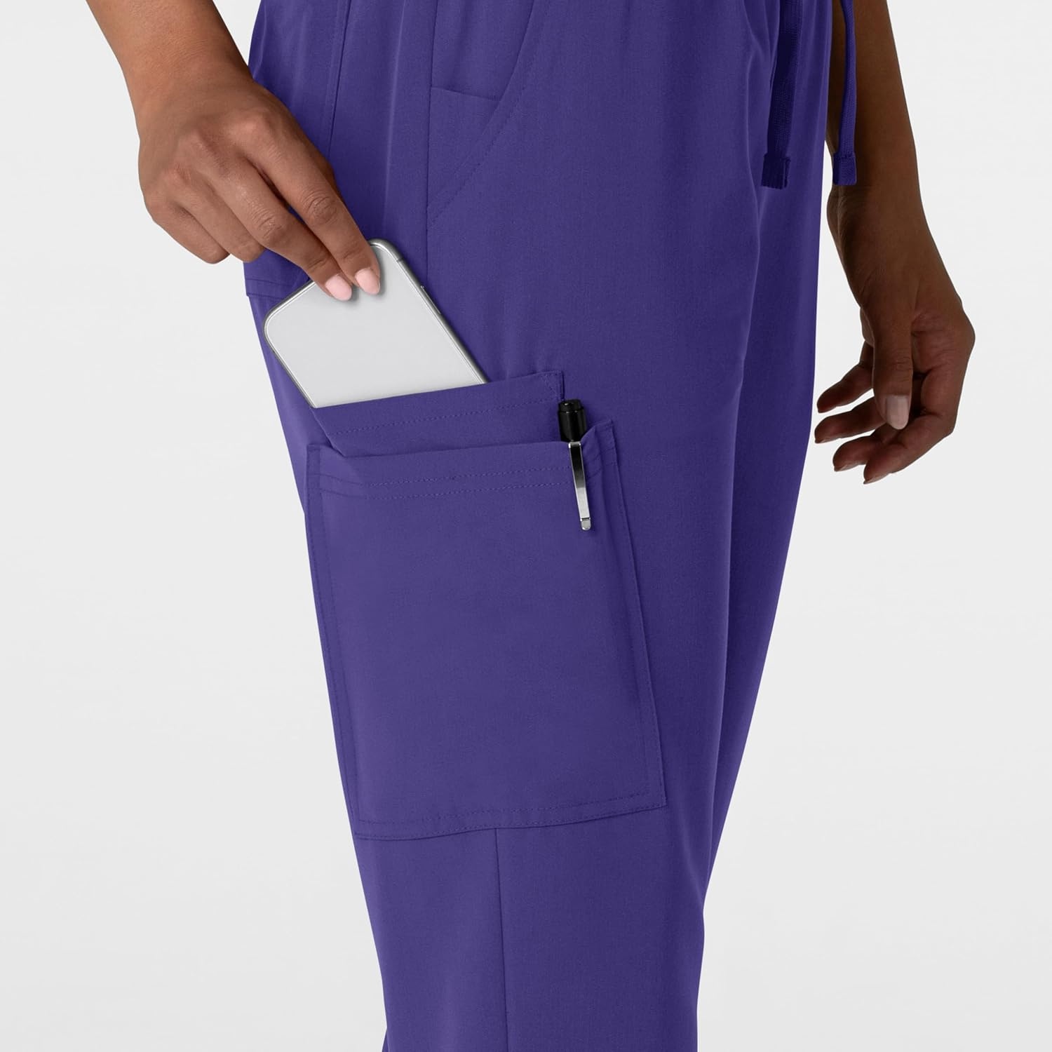Wink Women’s Women’s Jogger Utility Scrub Pant(Grape)
