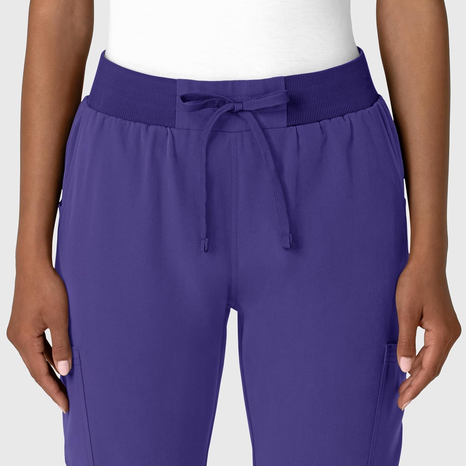 Wink Women’s Women’s Jogger Utility Scrub Pant(Grape)
