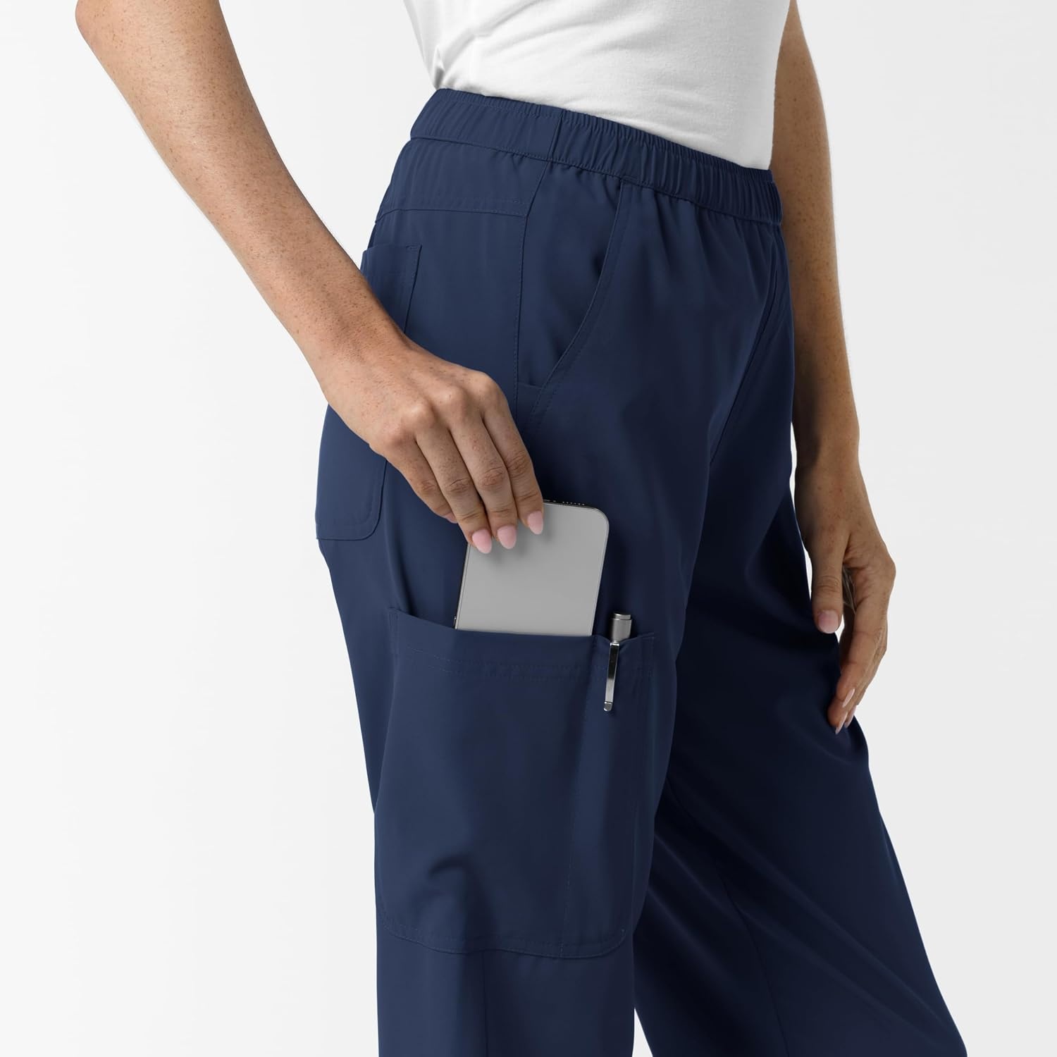Wink NURTUR Women’s Slim Leg Scrub Pant(Navy)