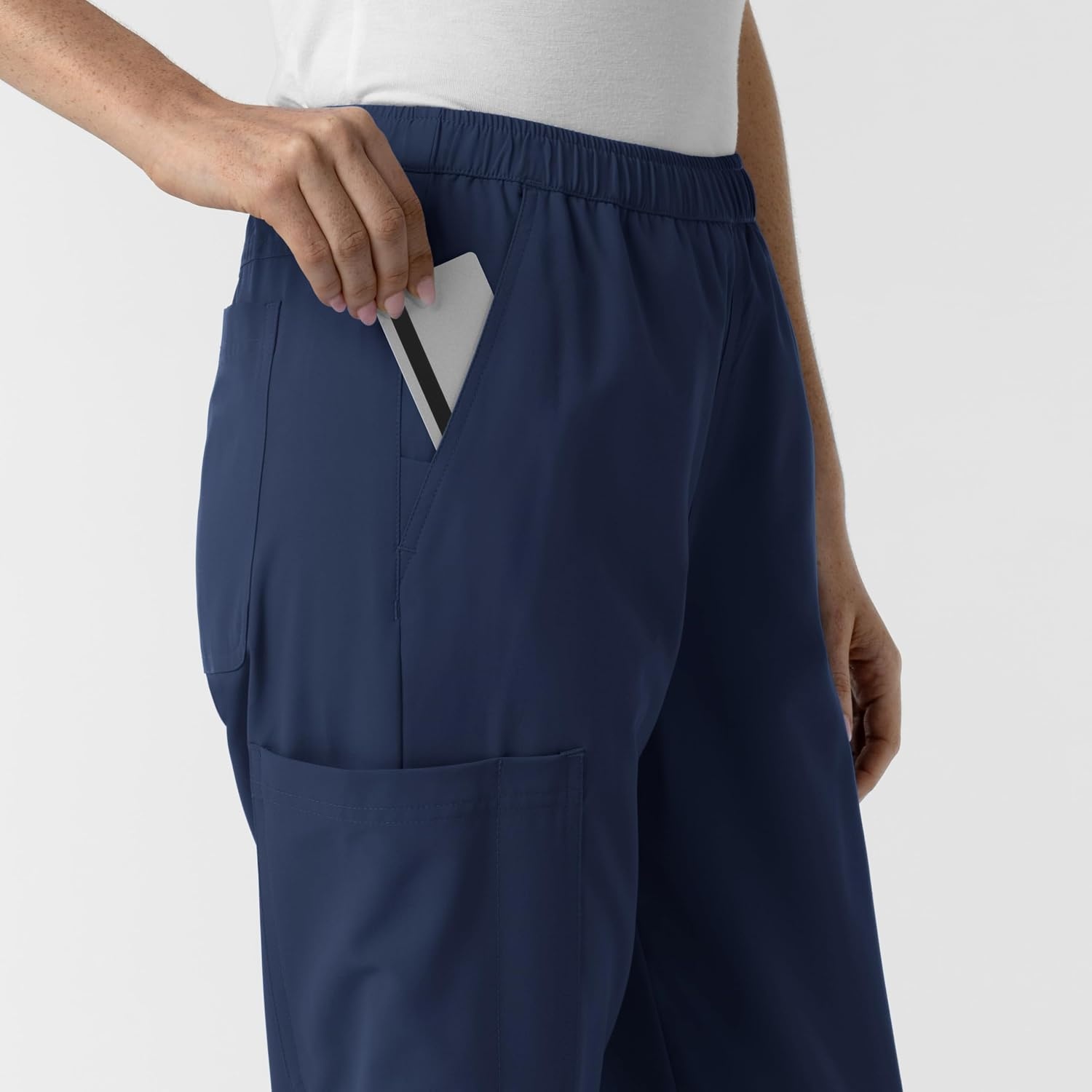 Wink NURTUR Women’s Slim Leg Scrub Pant(Navy)