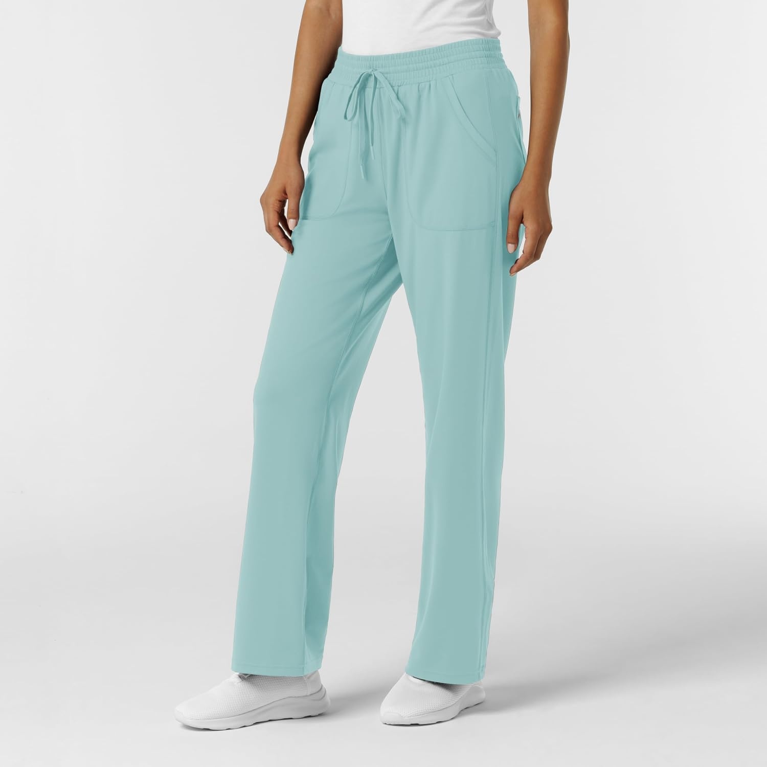 Wink Renew Knit Women’s Wide Leg Scrub Pant(Coastal Blue)