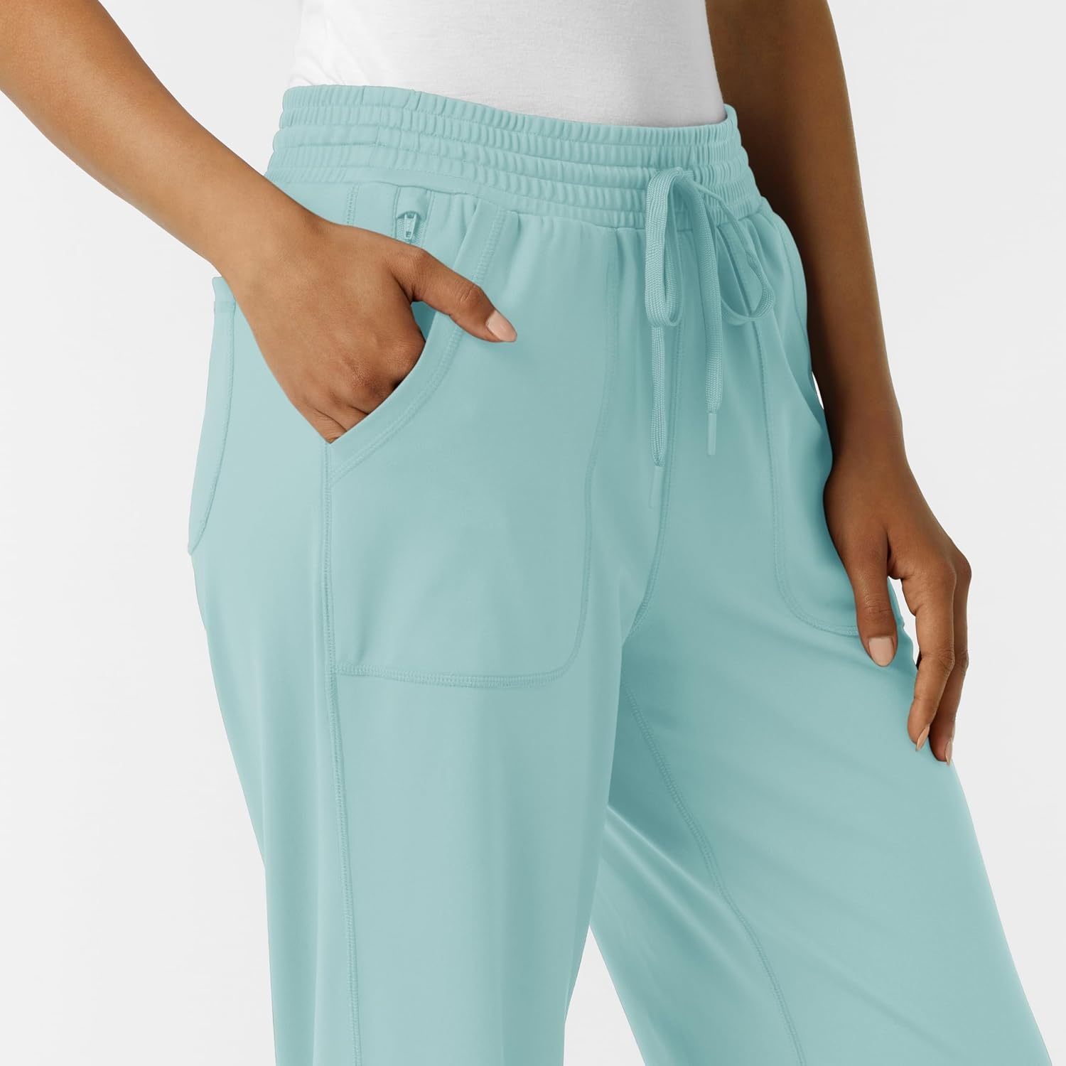 Wink Renew Knit Women’s Wide Leg Scrub Pant(Coastal Blue)