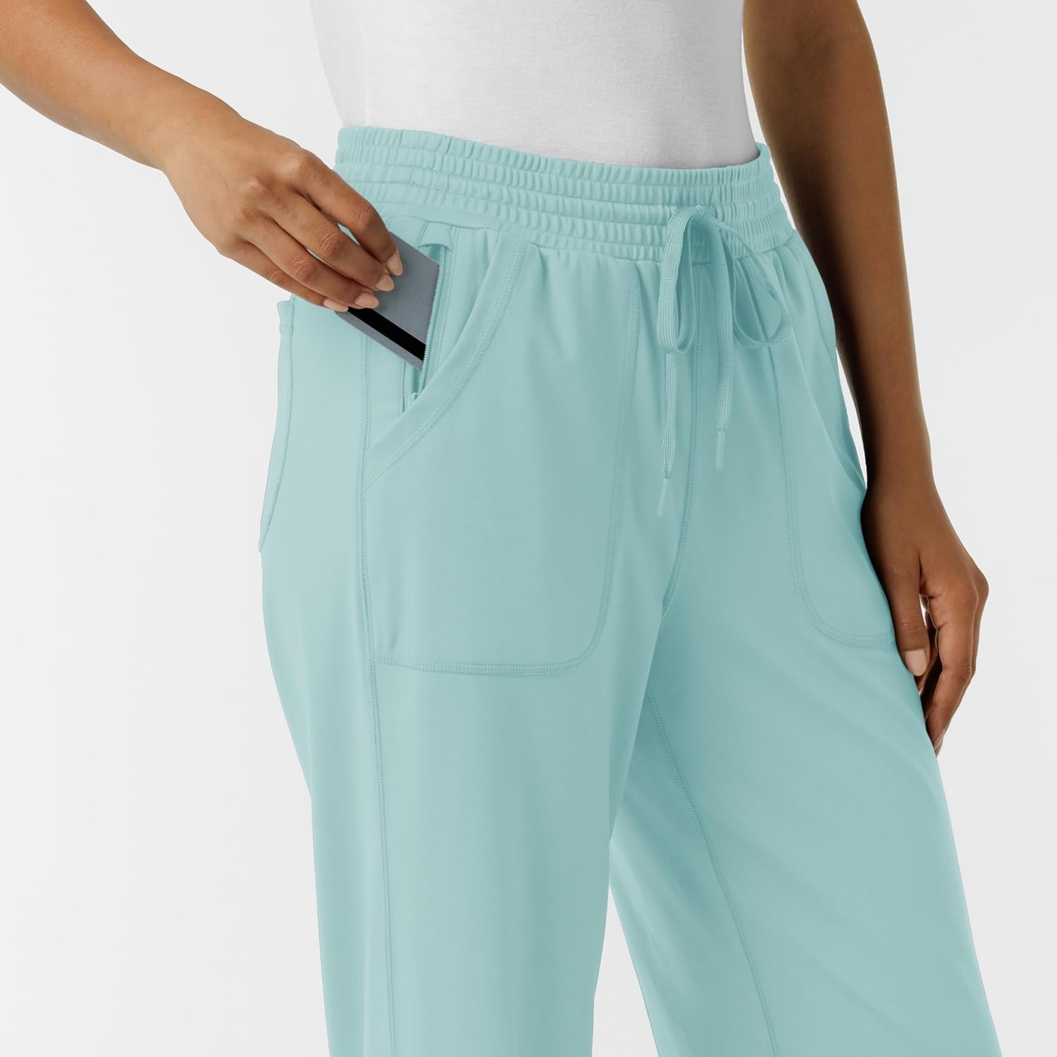 Wink Renew Knit Women’s Wide Leg Scrub Pant(Coastal Blue)