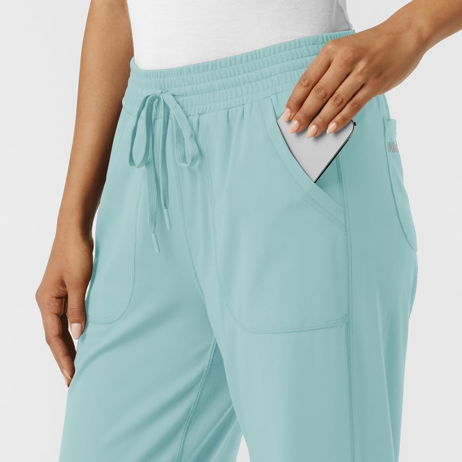Wink Renew Knit Women’s Wide Leg Scrub Pant(Coastal Blue)