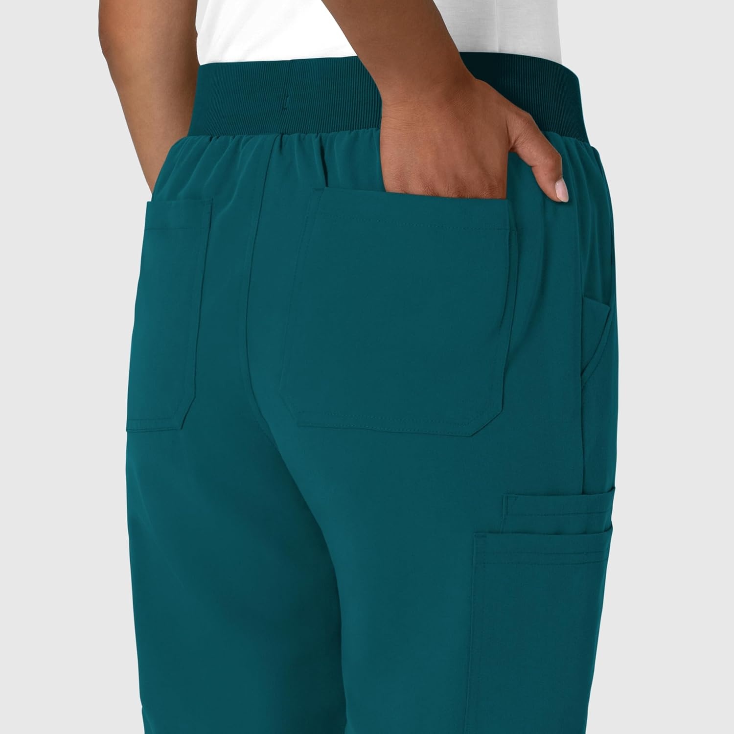 Wink Women’s Women’s Jogger Utility Scrub Pant(Caribbean)