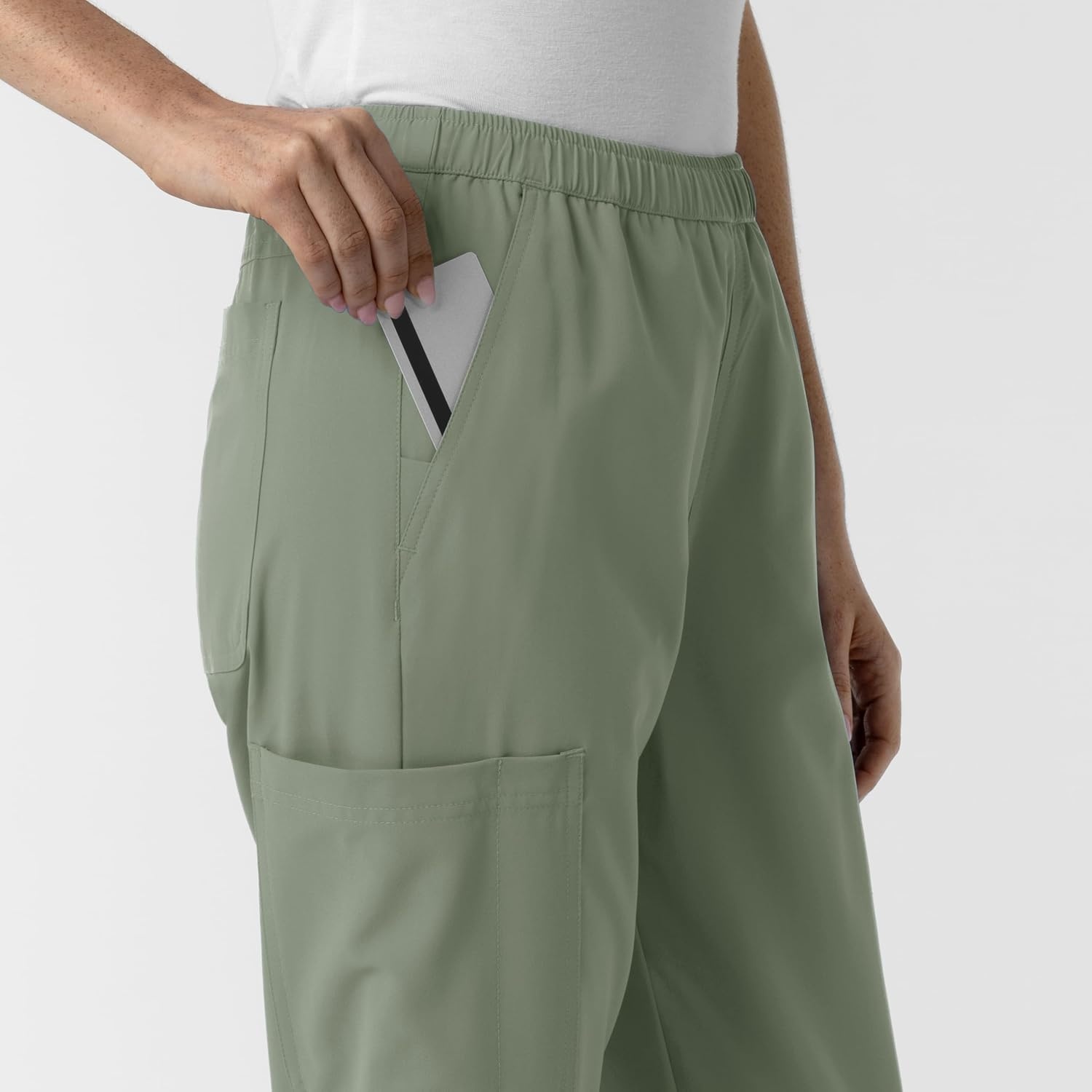 Wink NURTUR Women’s Slim Leg Scrub Pant(Sage)