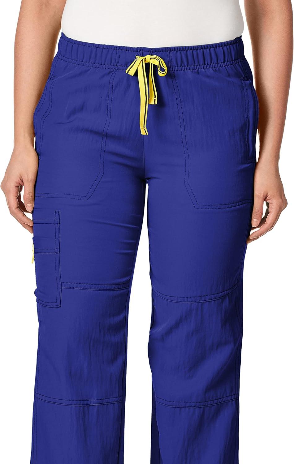 WonderWink Womens Four Stretch Cargo Scrub Pant(Galaxy)