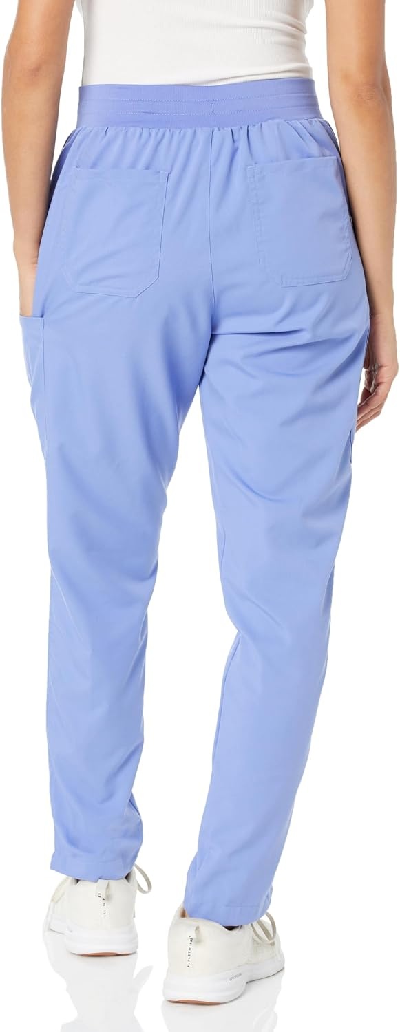Wink PRO Women’s Slim Leg Cargo Scrub Pant(Ceil Blue)