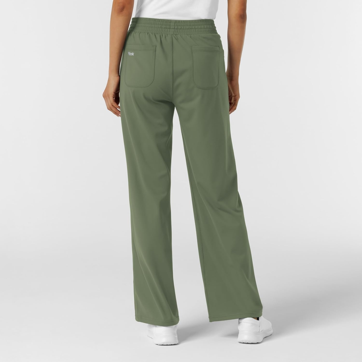 Wink Renew Knit Women’s Wide Leg Scrub Pant(Olive)