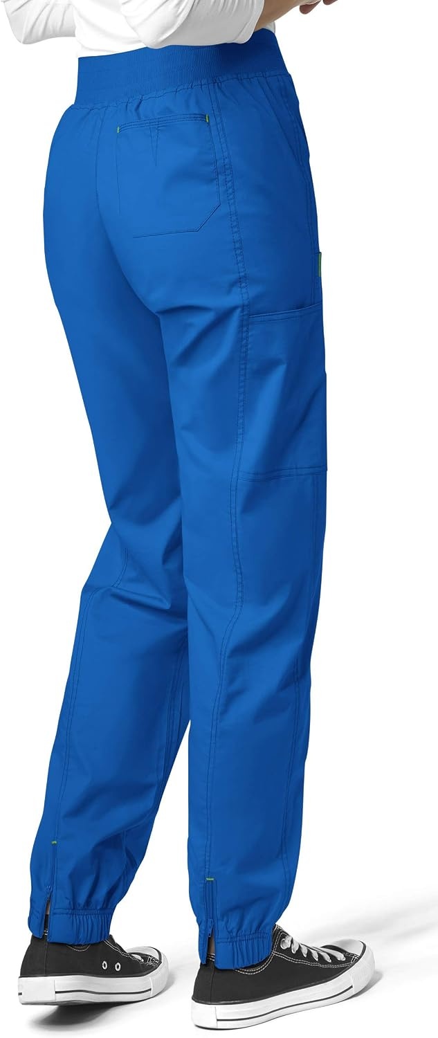 Wink Women’s Love Utility Cargo Zip Jogger Pant(Royal)