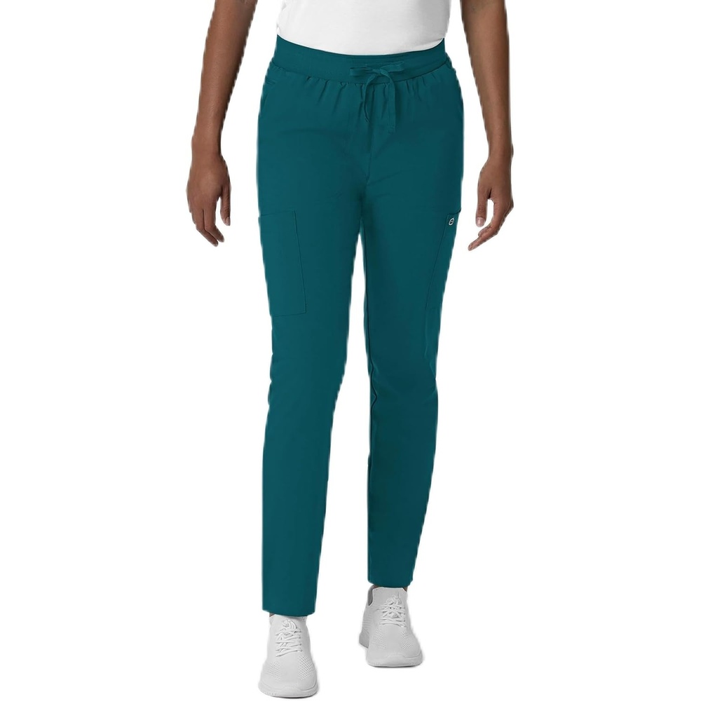 Wink W123 Women’s Flex-n-Reach Track Scrub Pant(Caribbean)