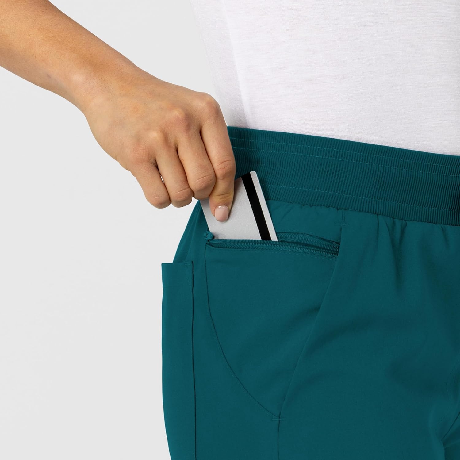 Wink W123 Women’s Flex-n-Reach Track Scrub Pant(Caribbean)