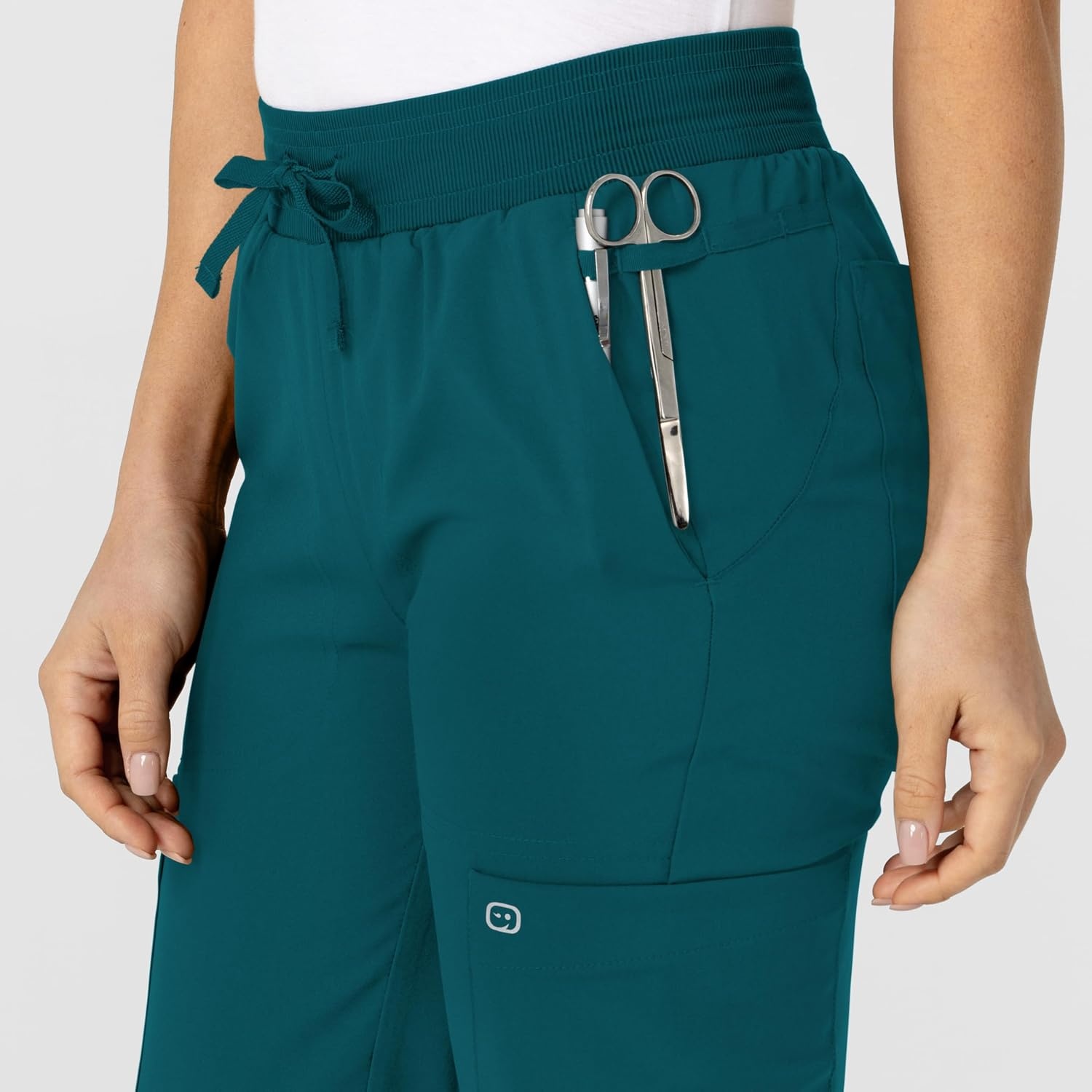 Wink W123 Women’s Flex-n-Reach Track Scrub Pant(Caribbean)