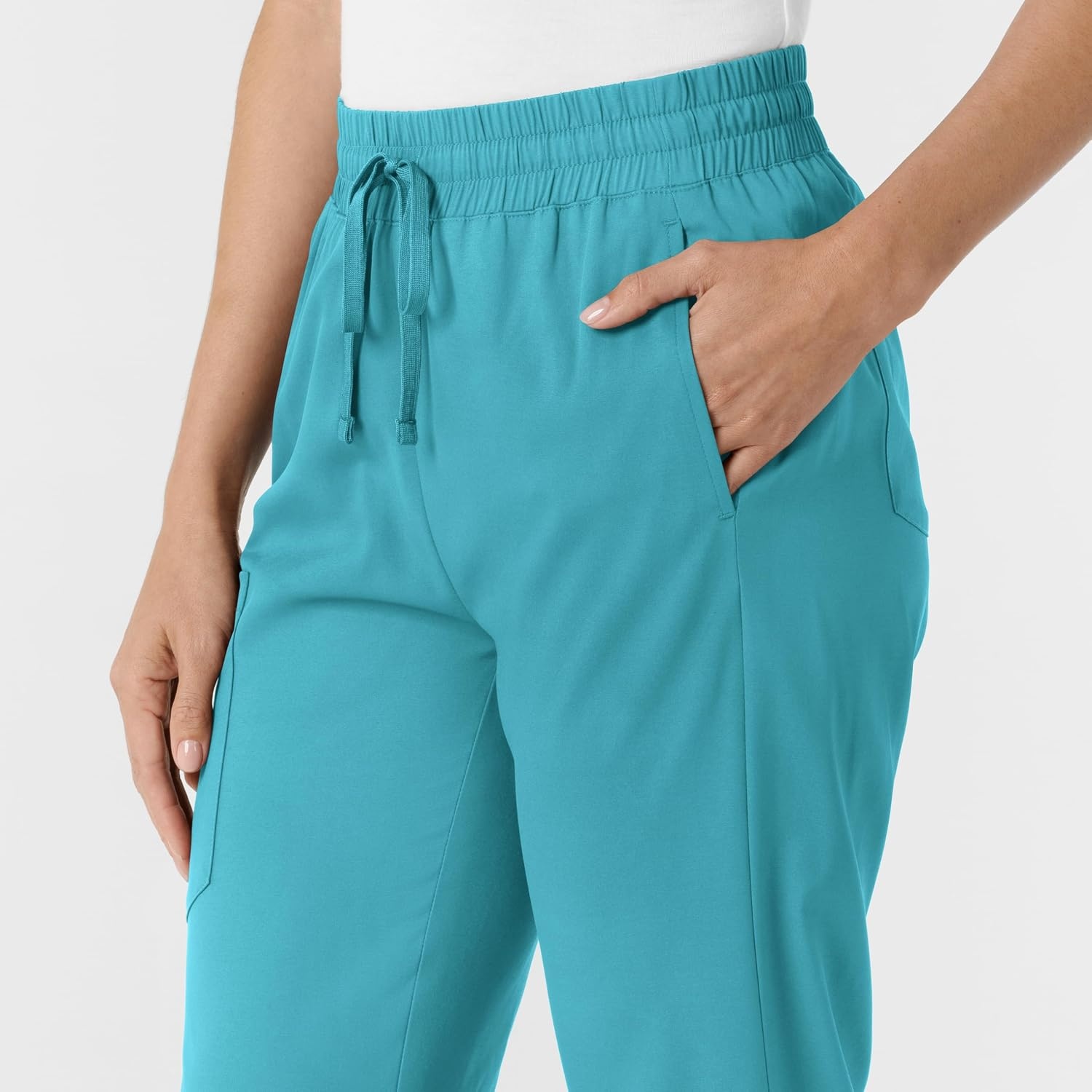 WINK Boundless Women’s Bootcut Scrub Pant | Womens Scrub Pant Teal Mid Rise(Teal)