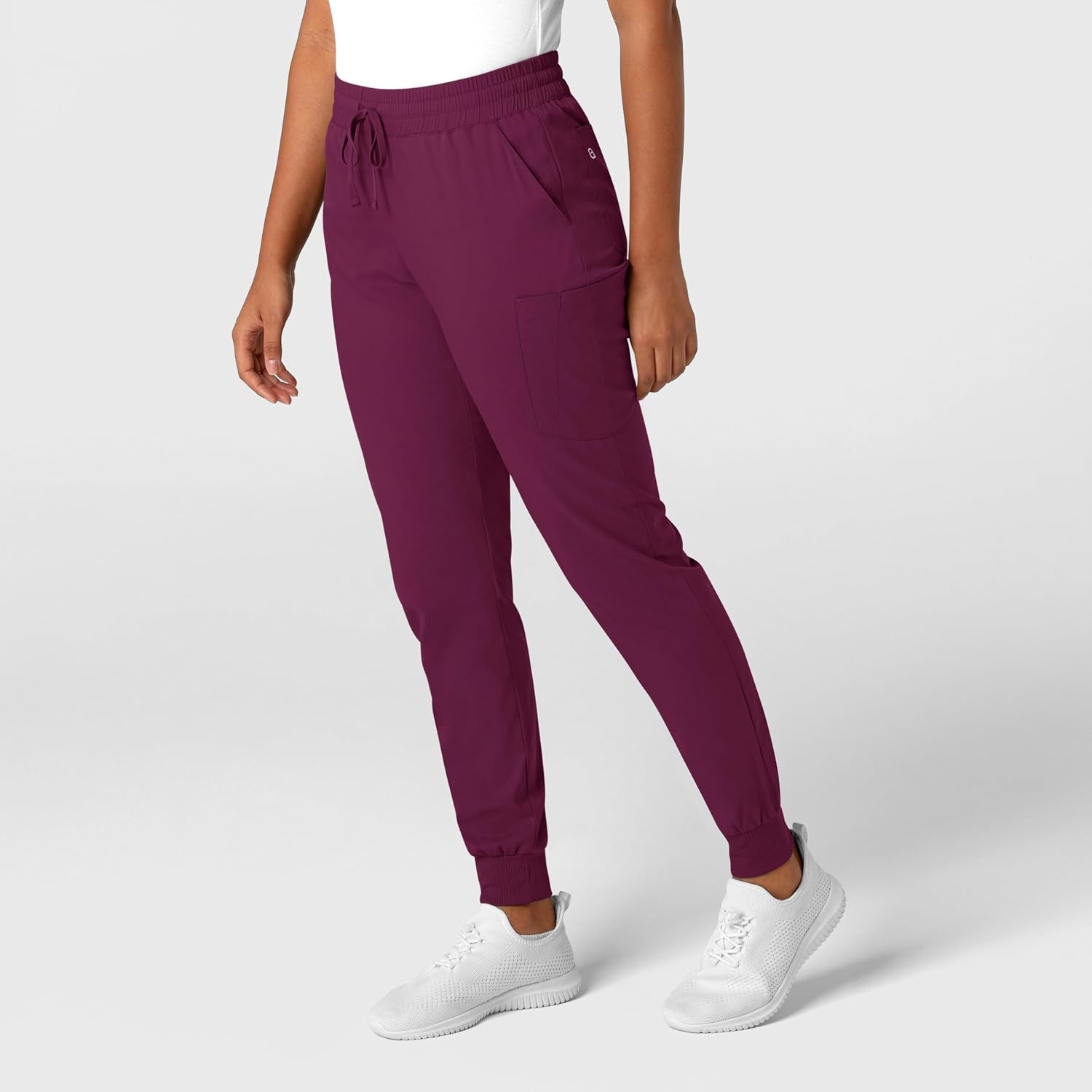 WonderWink Women’s Women’s Jogger Scrub Pant(Wine)