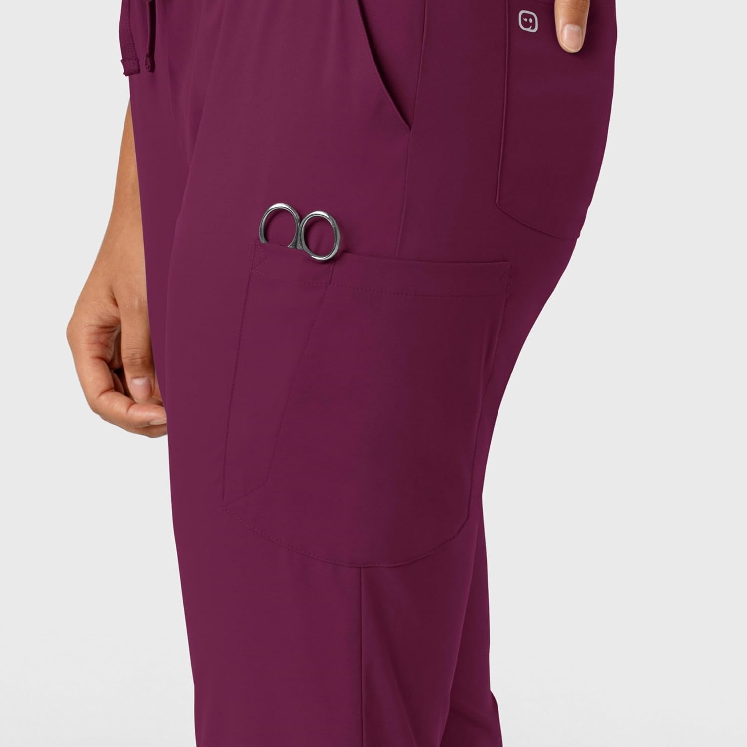 WonderWink Women’s Women’s Jogger Scrub Pant(Wine)