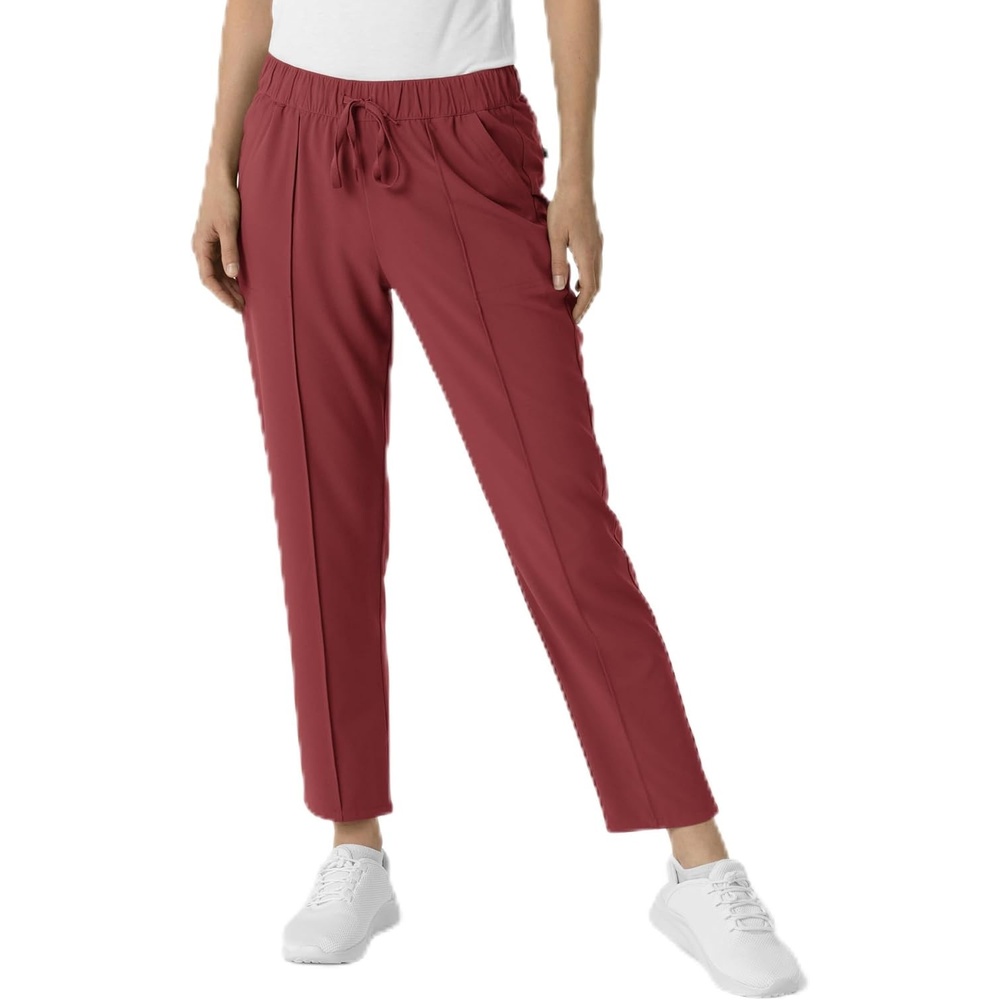 Wink Renew Women’s Pintuck Scrub Pant(Ruby)