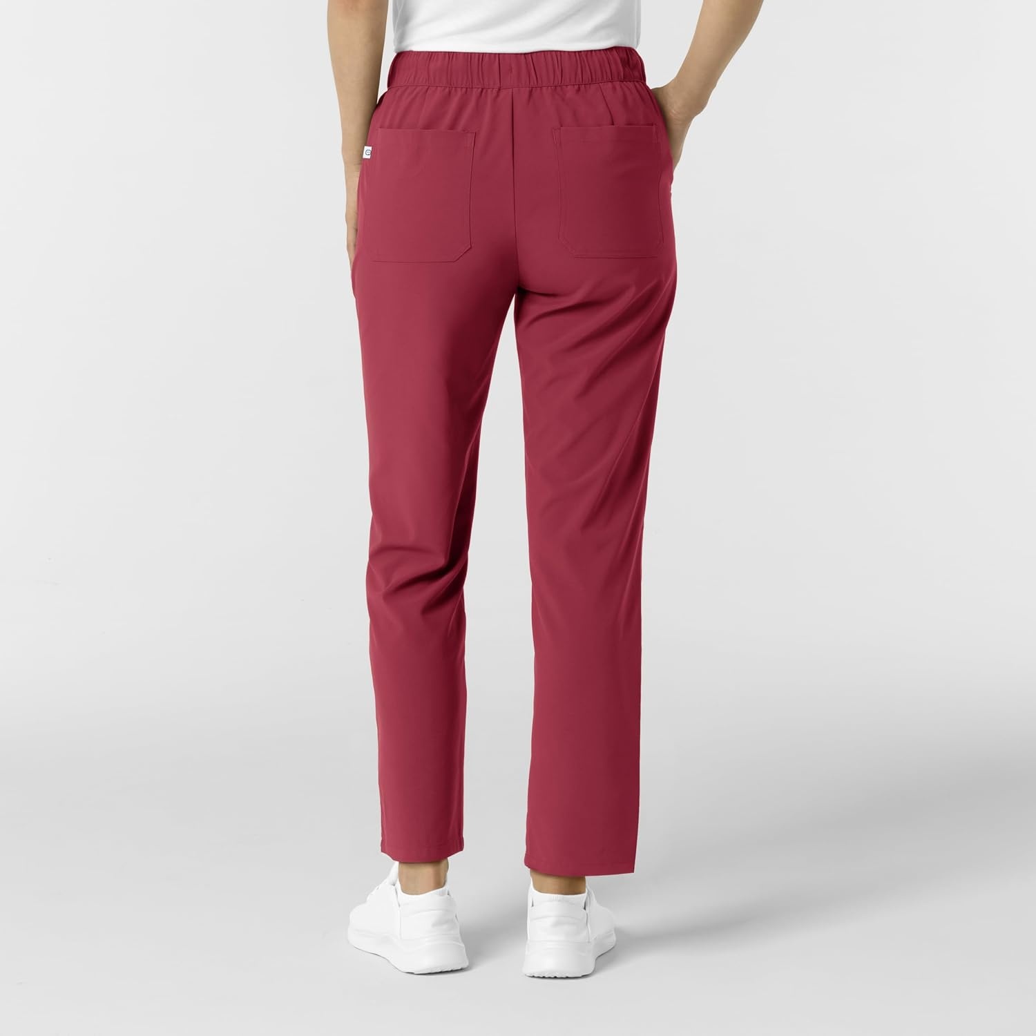 Wink Renew Women’s Pintuck Scrub Pant(Ruby)
