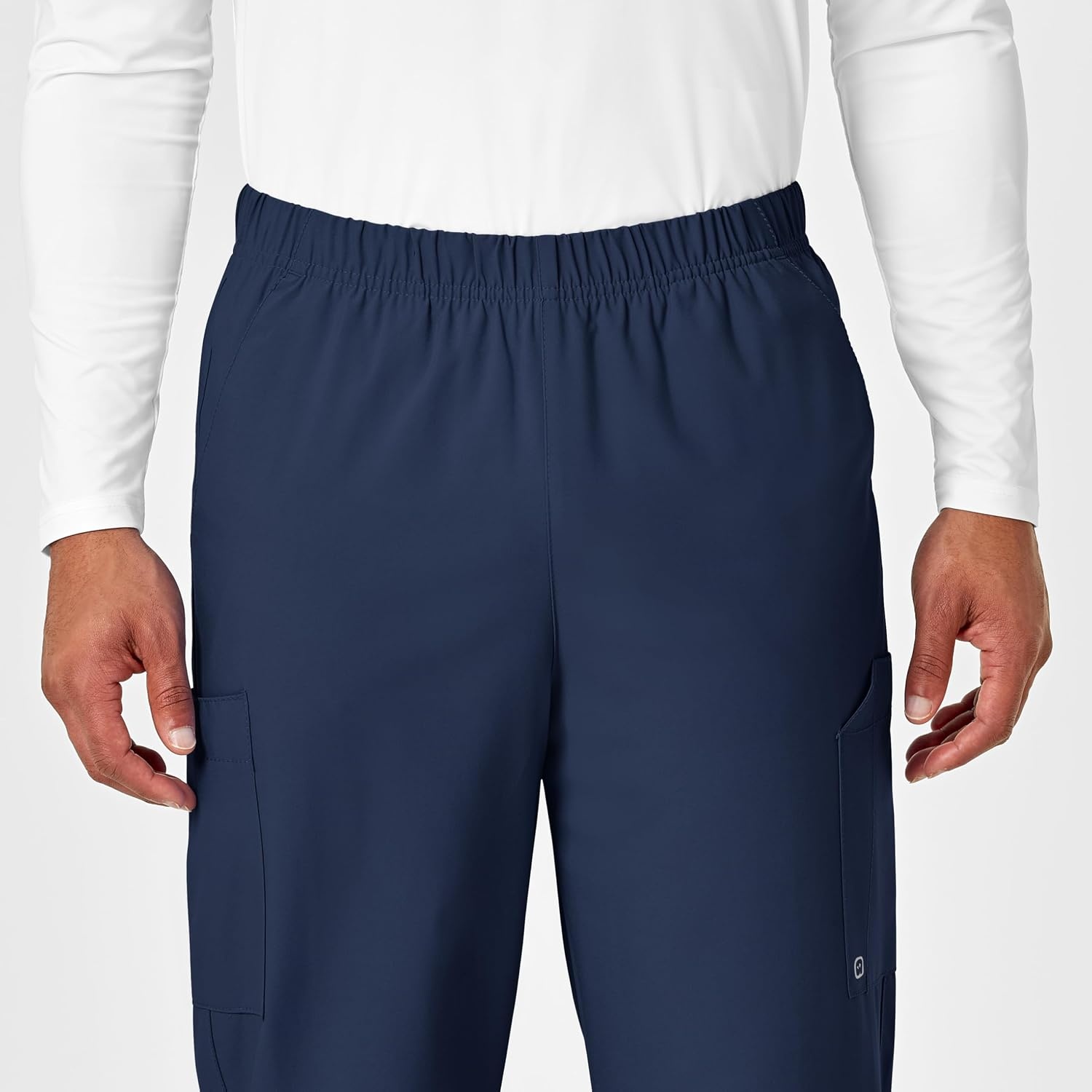 Wink W123 Unisex Multi-Cargo Scrub Pant(Navy)