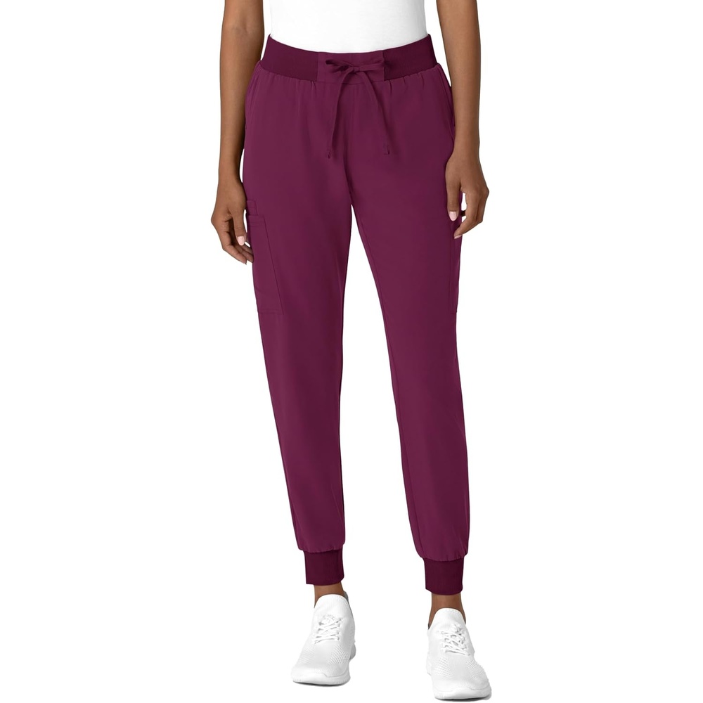 Wink Women’s Women’s Jogger Utility Scrub Pant(Wine)