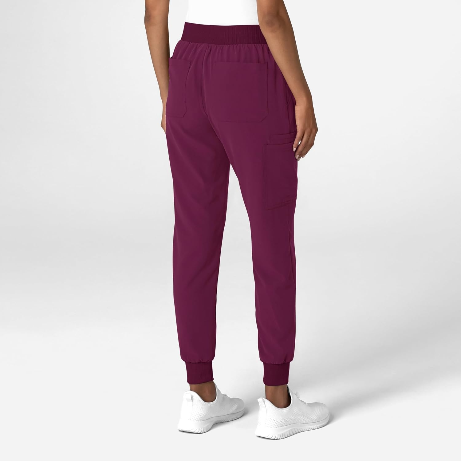 Wink Women’s Women’s Jogger Utility Scrub Pant(Wine)