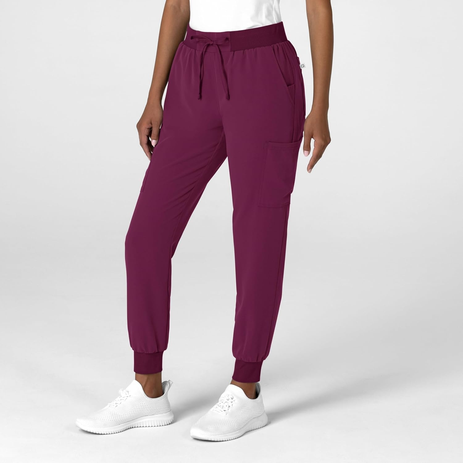 Wink Women’s Women’s Jogger Utility Scrub Pant(Wine)