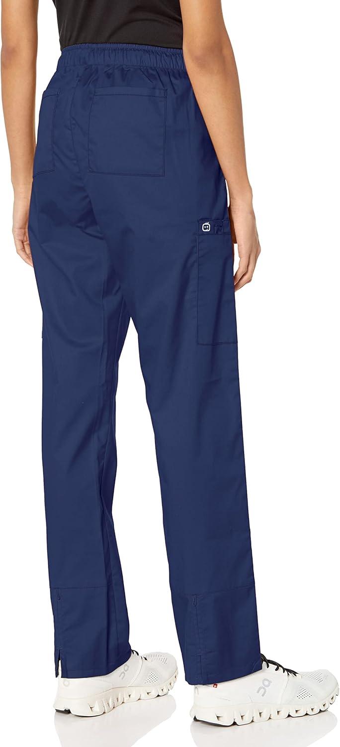 WonderWink Womens Convertible Slim Leg Cargo Pant(Navy)